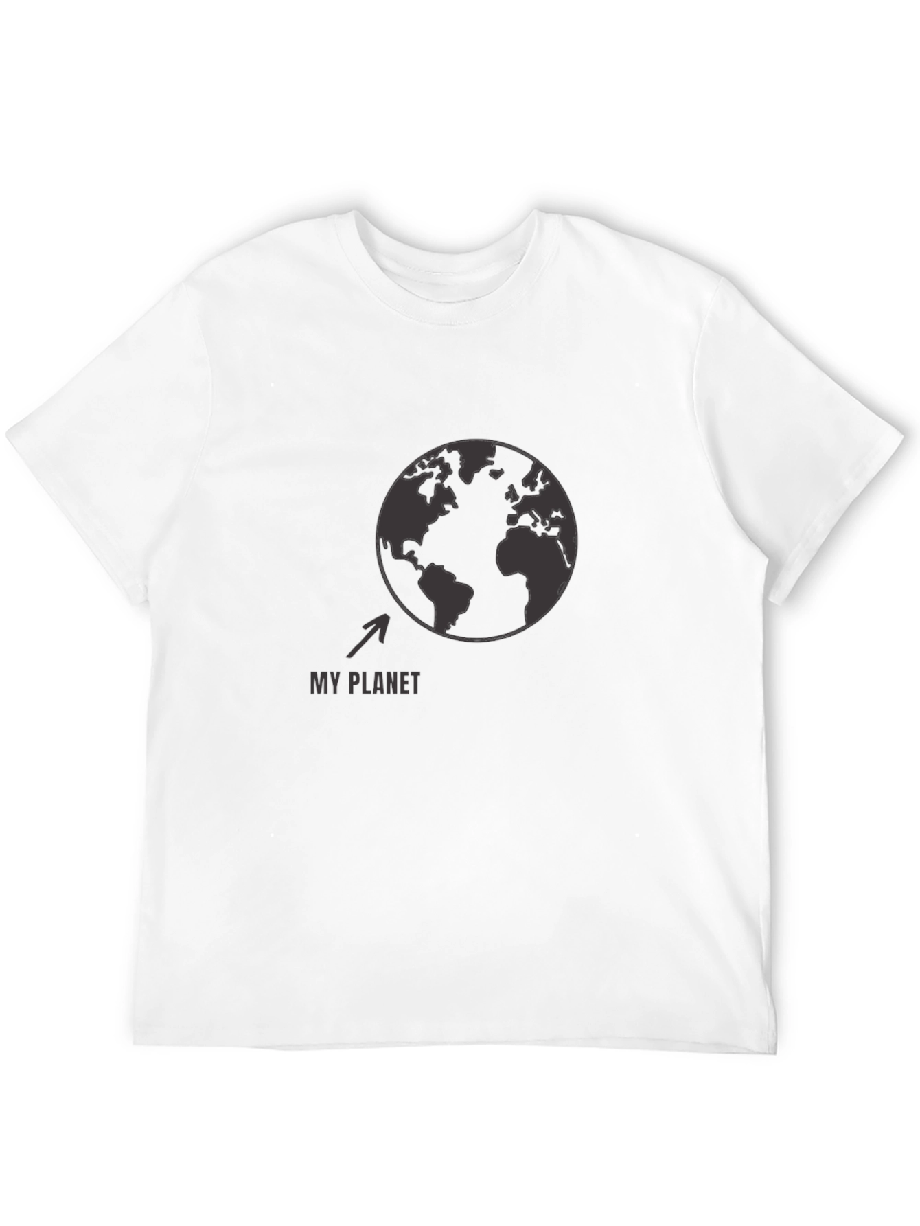 My Planet Earth Graphic T-Shirt - Black