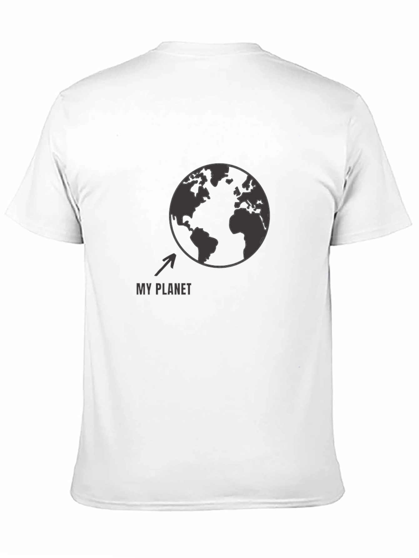My Planet Earth Graphic T-Shirt - Black
