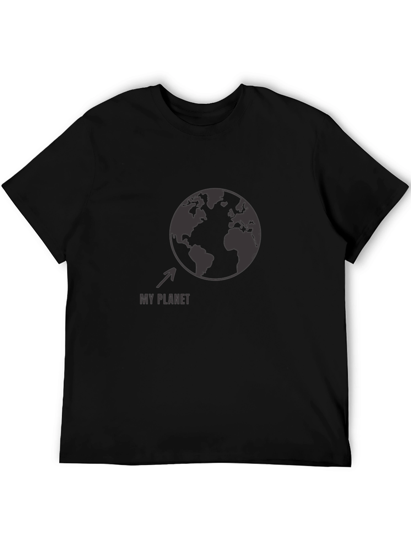 My Planet Earth Graphic T-Shirt - Black