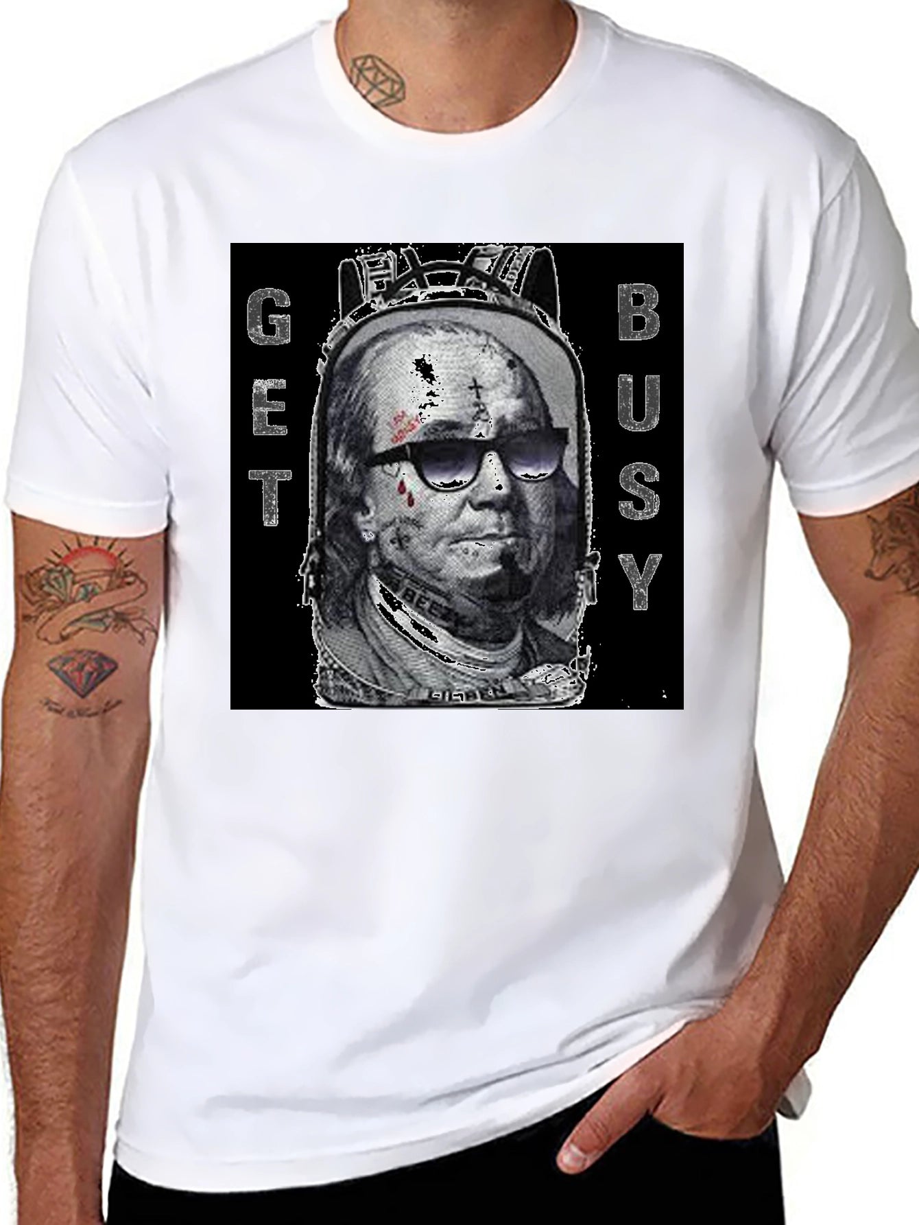 Get Busy Graphic T-Shirt