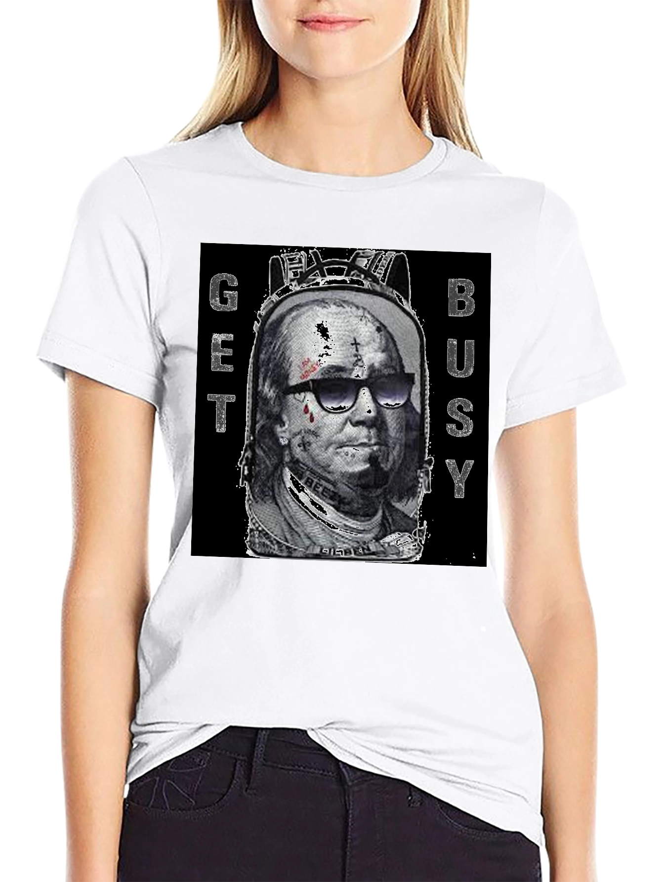 Get Busy Graphic T-Shirt