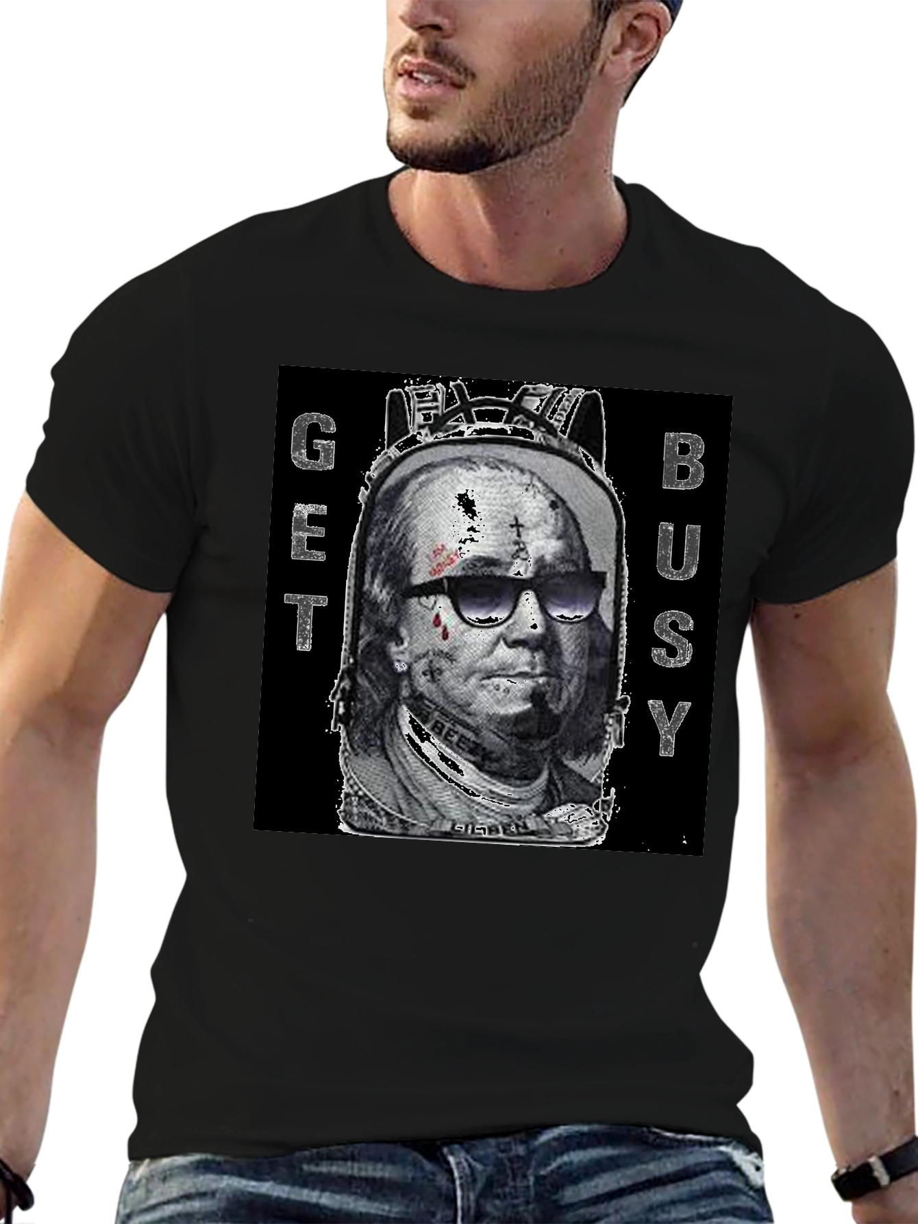 Get Busy Graphic T-Shirt