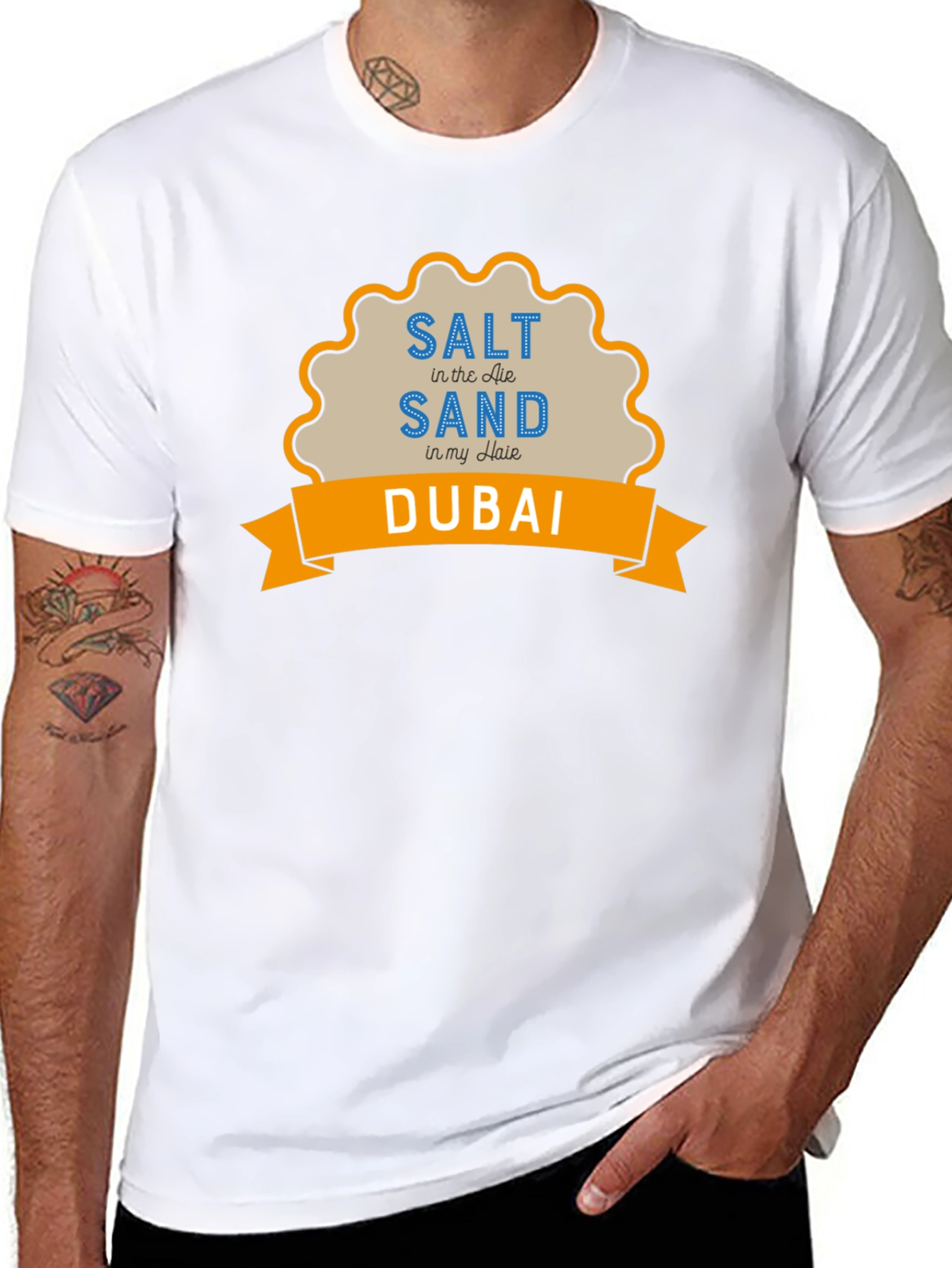 Dubai T-Shirt: Salt Sand Summer Vacation