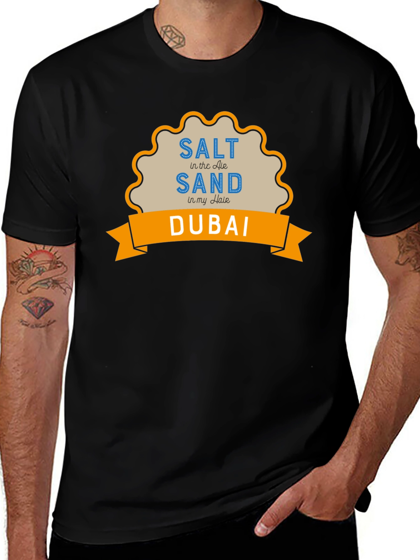 Dubai T-Shirt: Salt Sand Summer Vacation