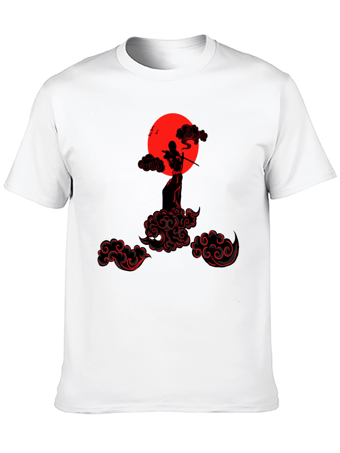 Samurai Silhouette Graphic Tee