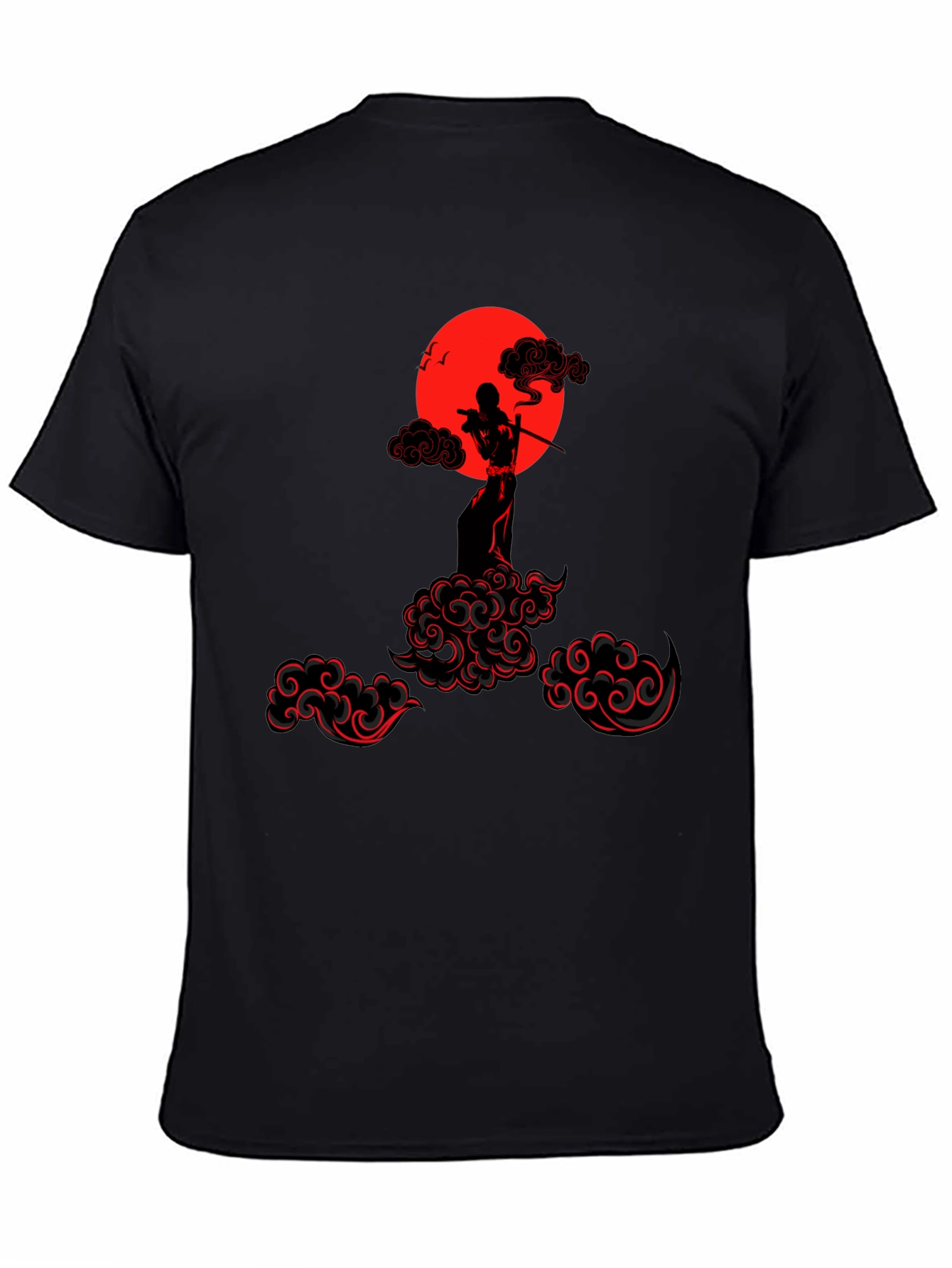 Samurai Silhouette Graphic Tee