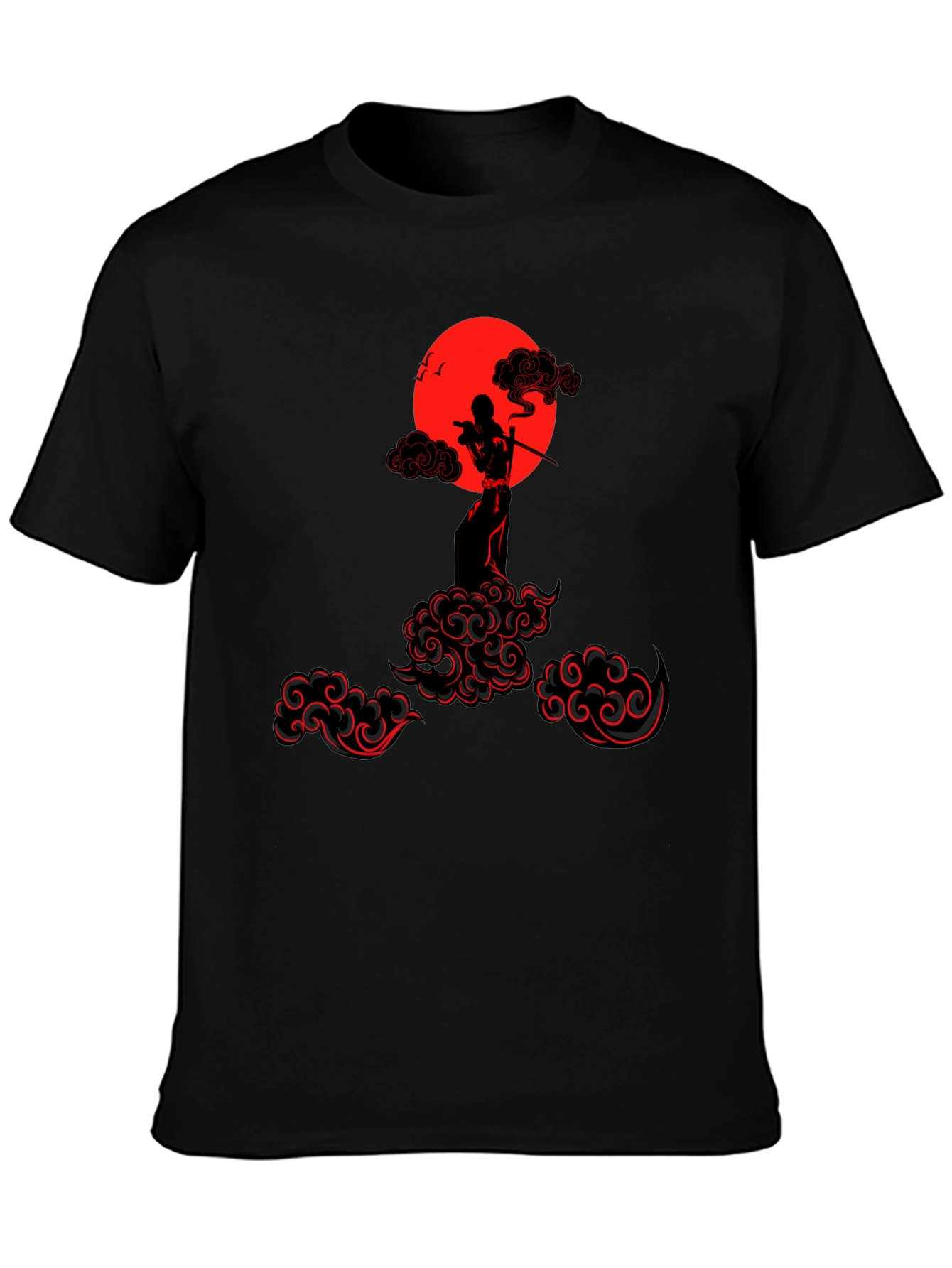 Samurai Silhouette Graphic Tee