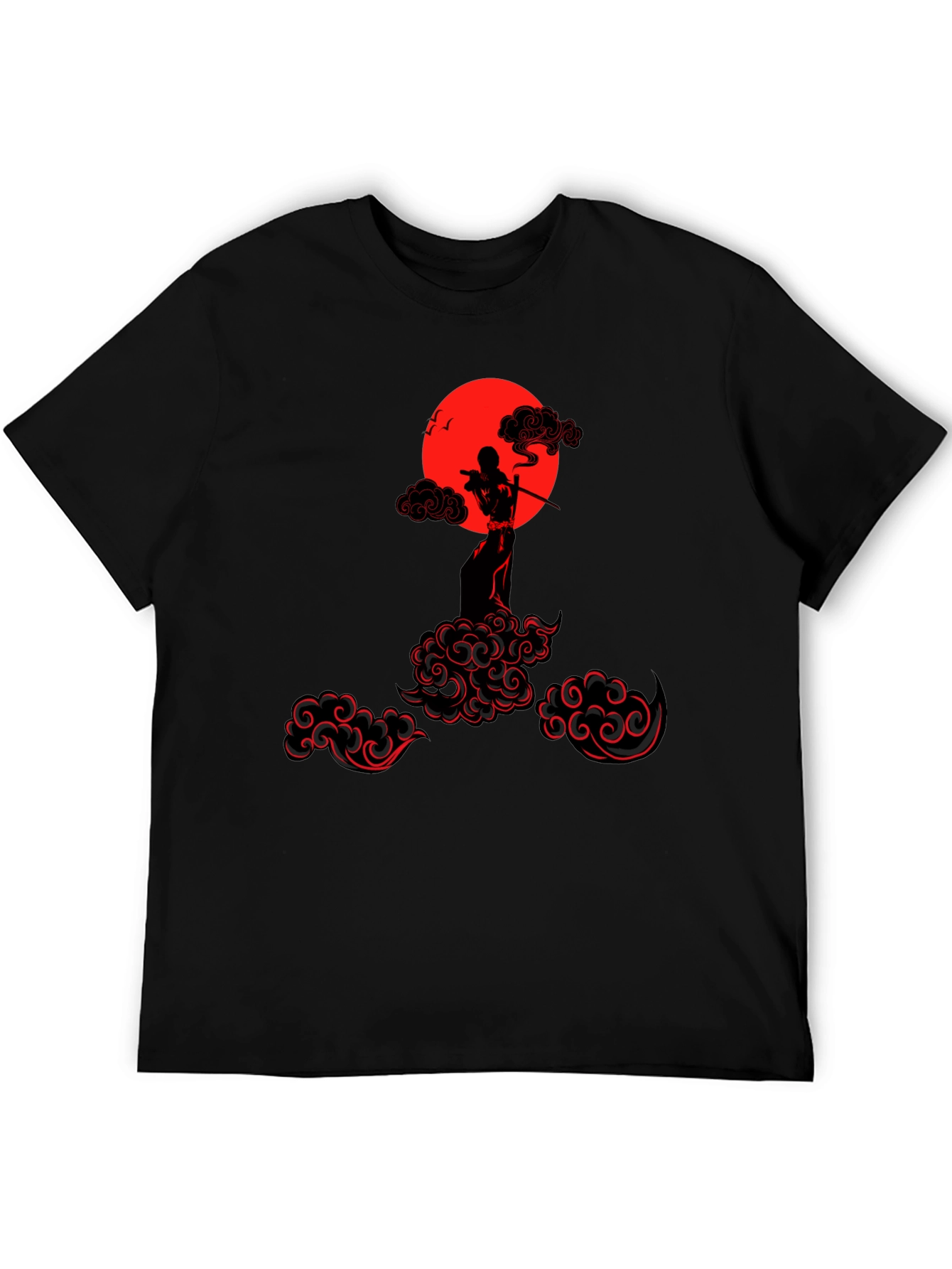 Samurai Silhouette Graphic Tee