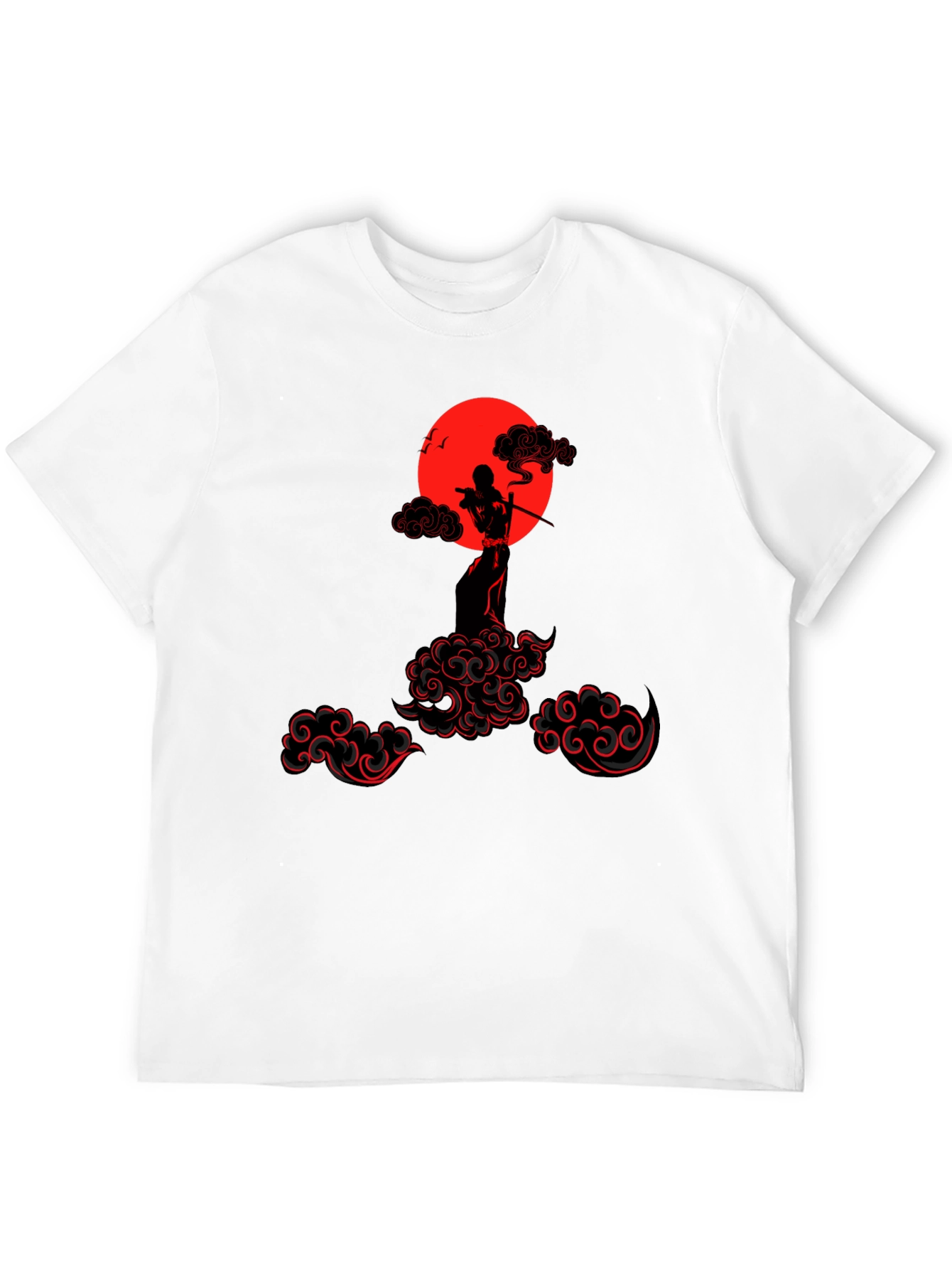 Samurai Silhouette Graphic Tee