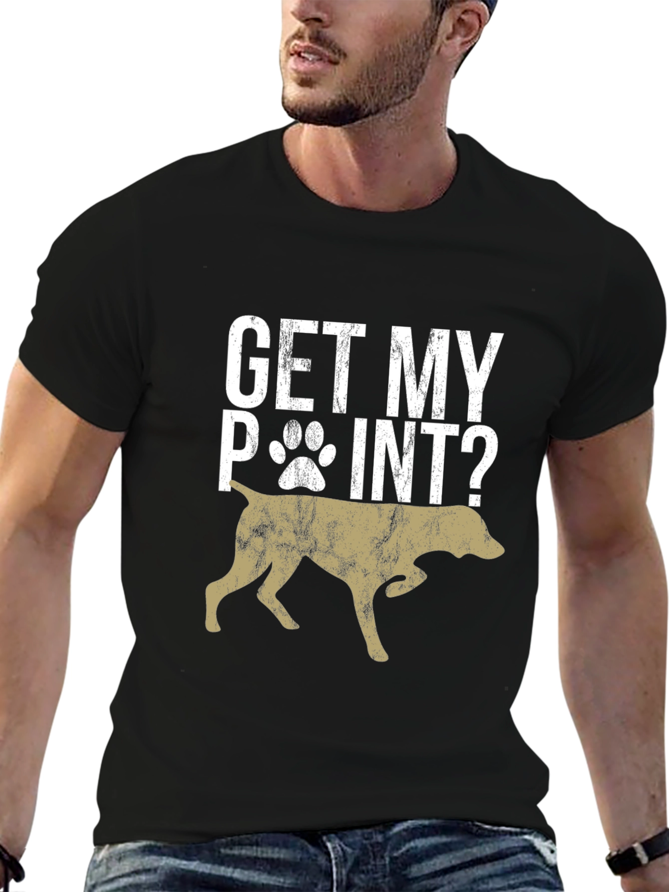 Get My Point? Dog Graphic T-Shirt