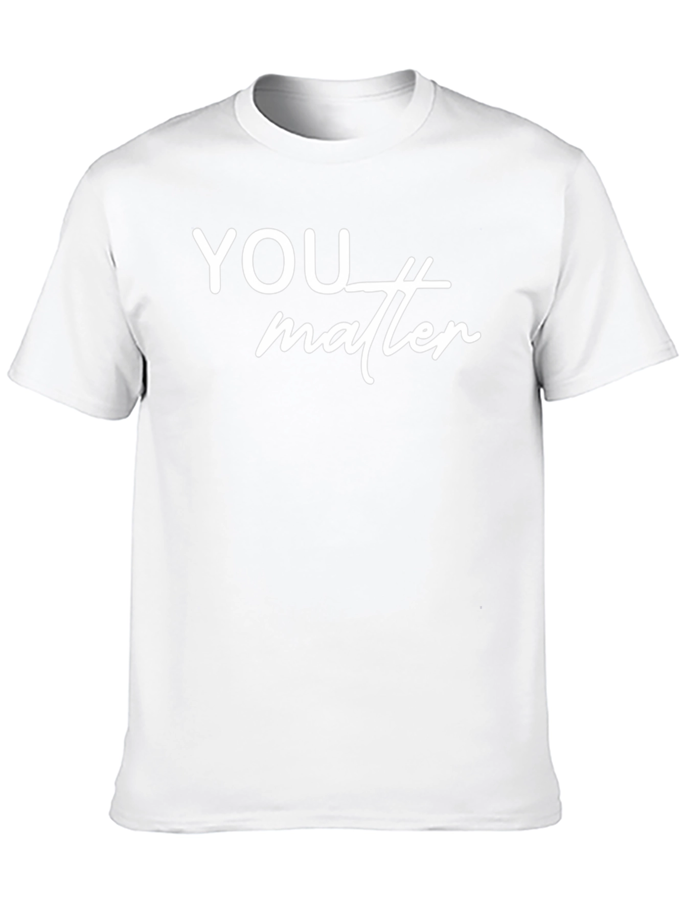 You Matter T-Shirt: Positive Message Casual Style