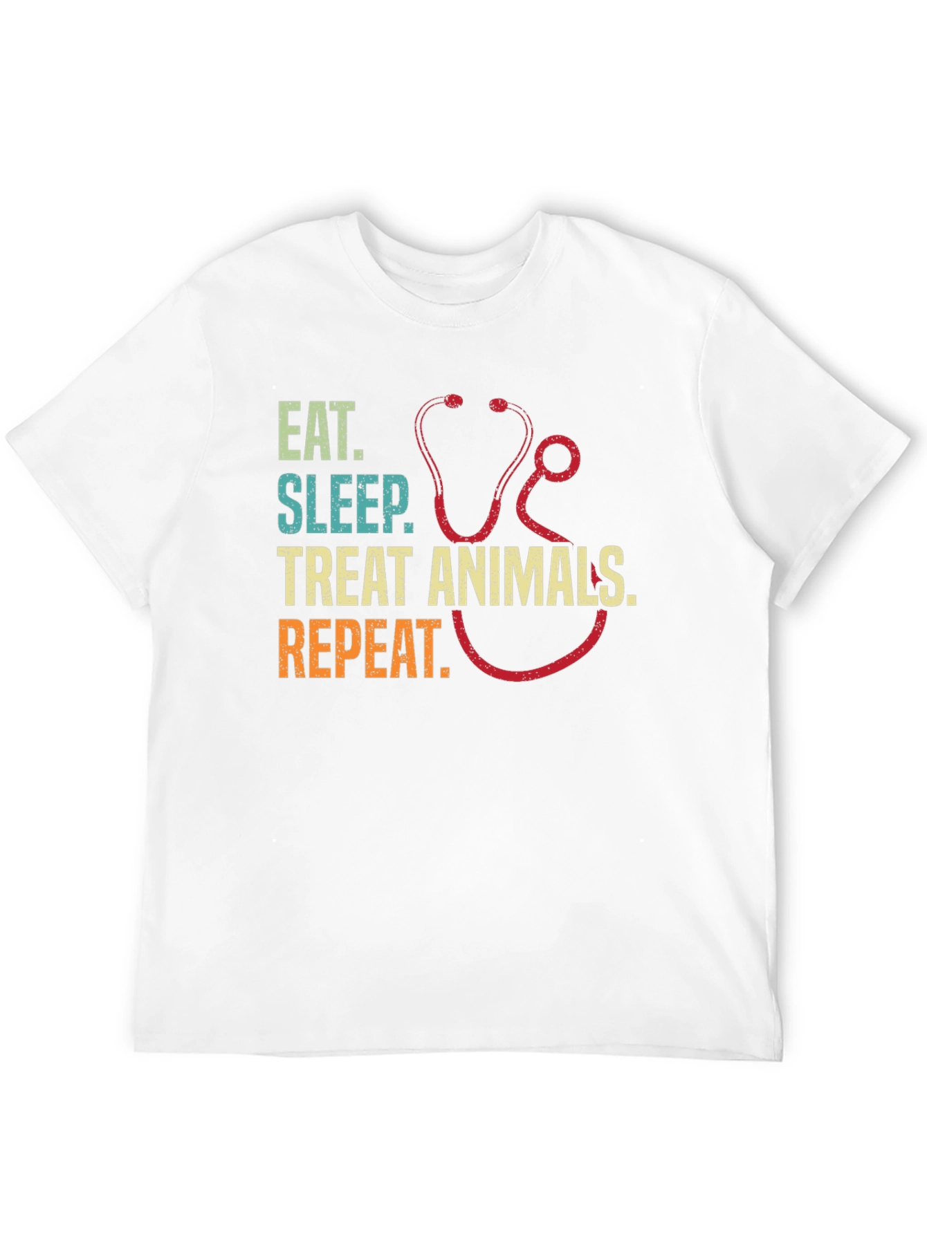 Eat Sleep Treat Animals Repeat T-Shirt