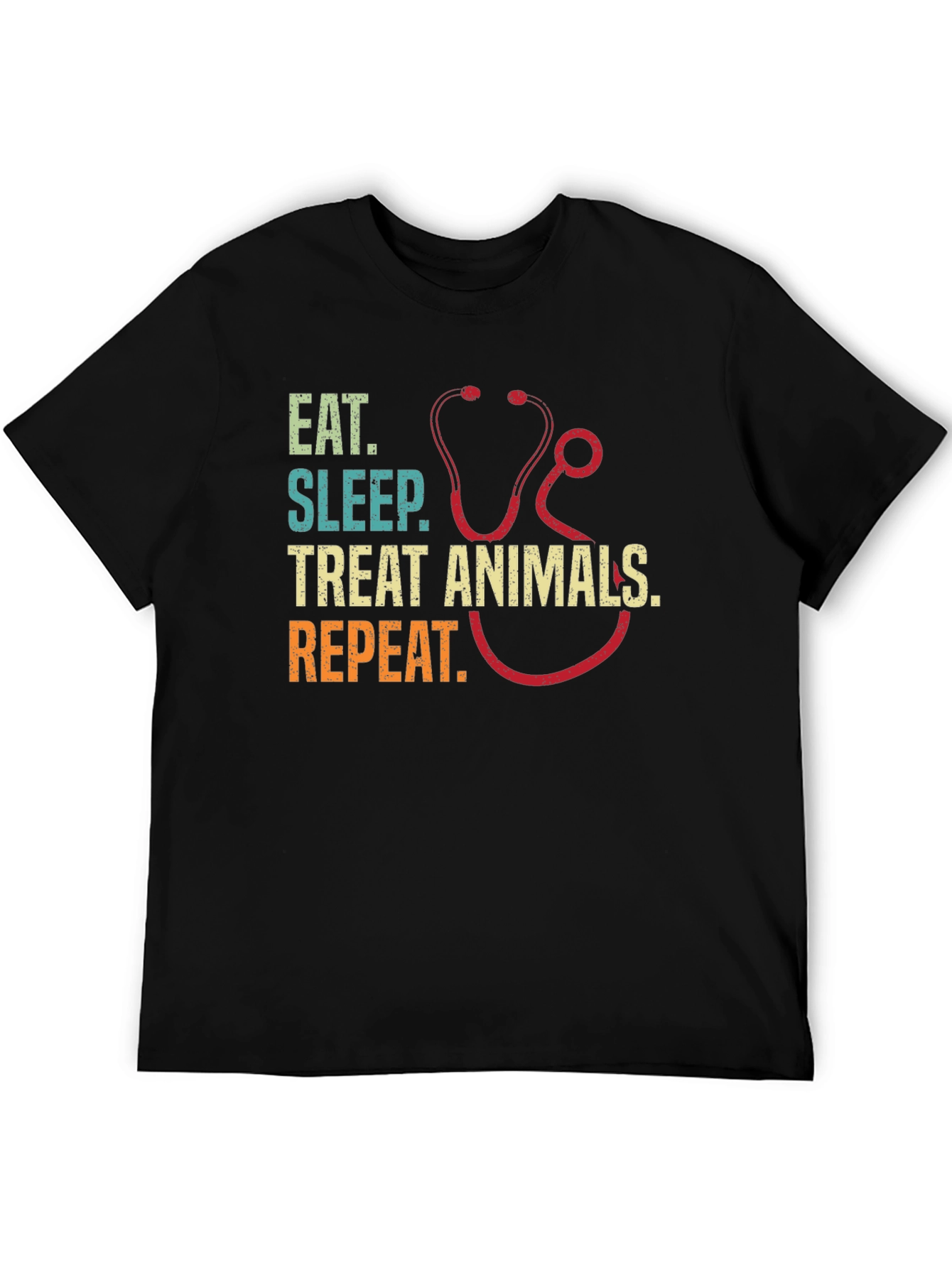 Eat Sleep Treat Animals Repeat T-Shirt