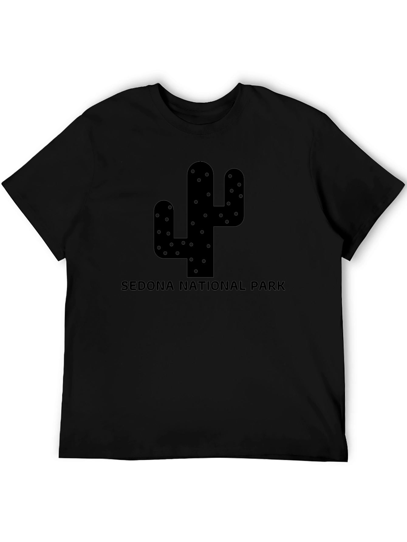 Sedona National Park Cactus Graphic T-Shirt