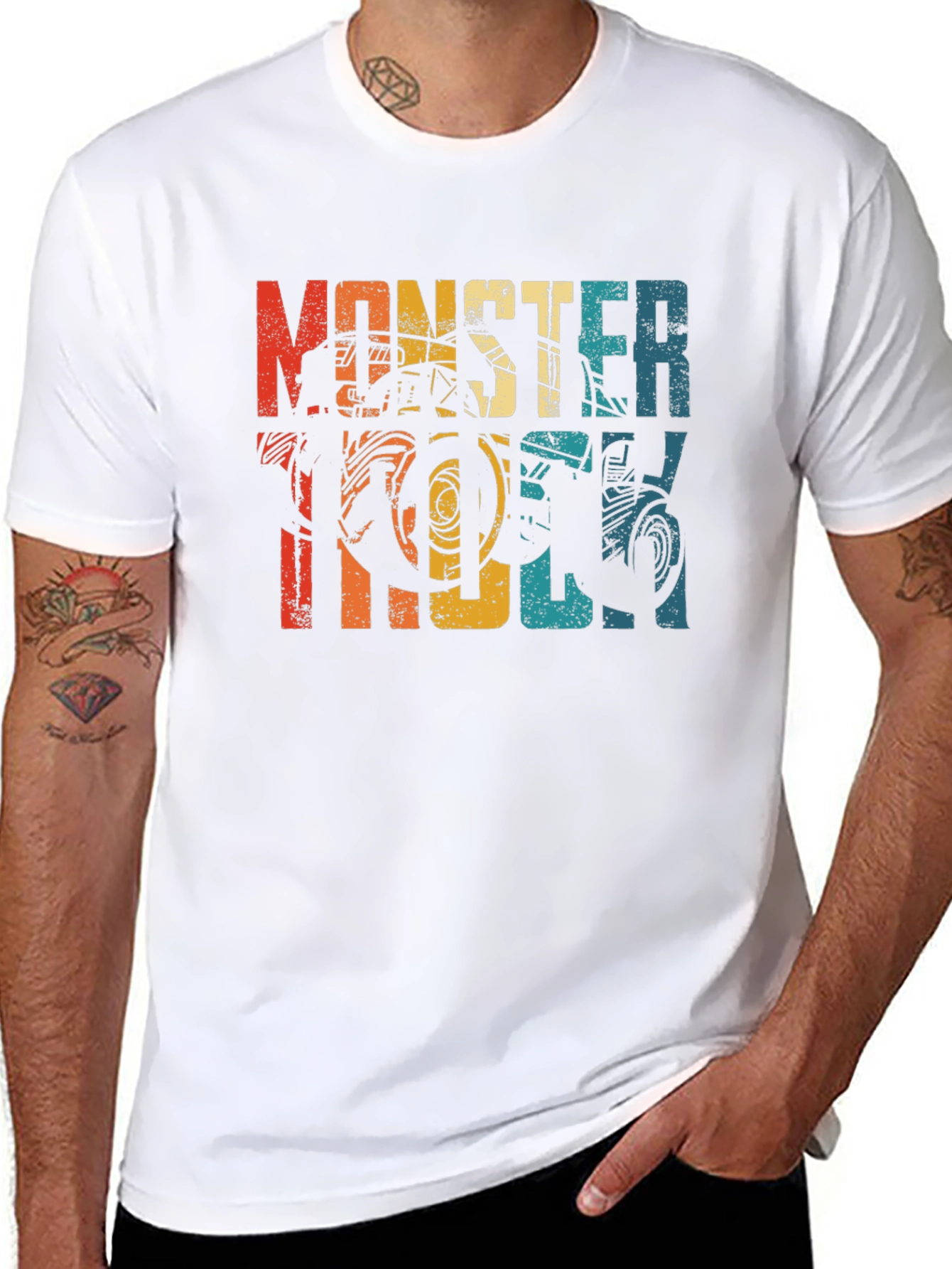 Retro Monster Truck Graphic Tee