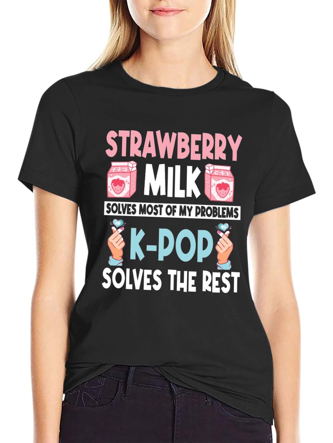 Strawberry Milk & K-Pop T-Shirt