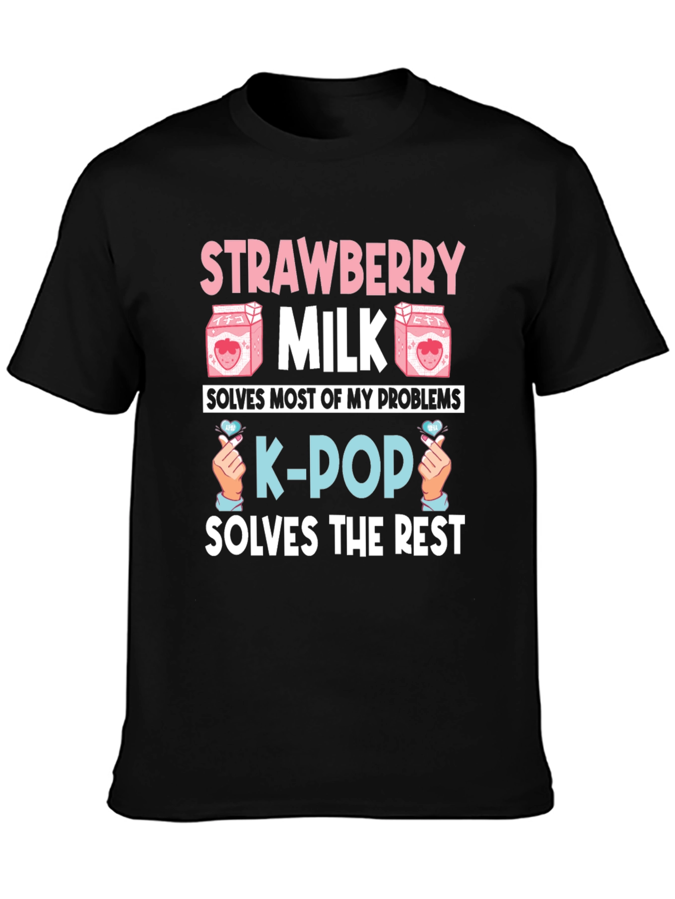 Strawberry Milk & K-Pop T-Shirt