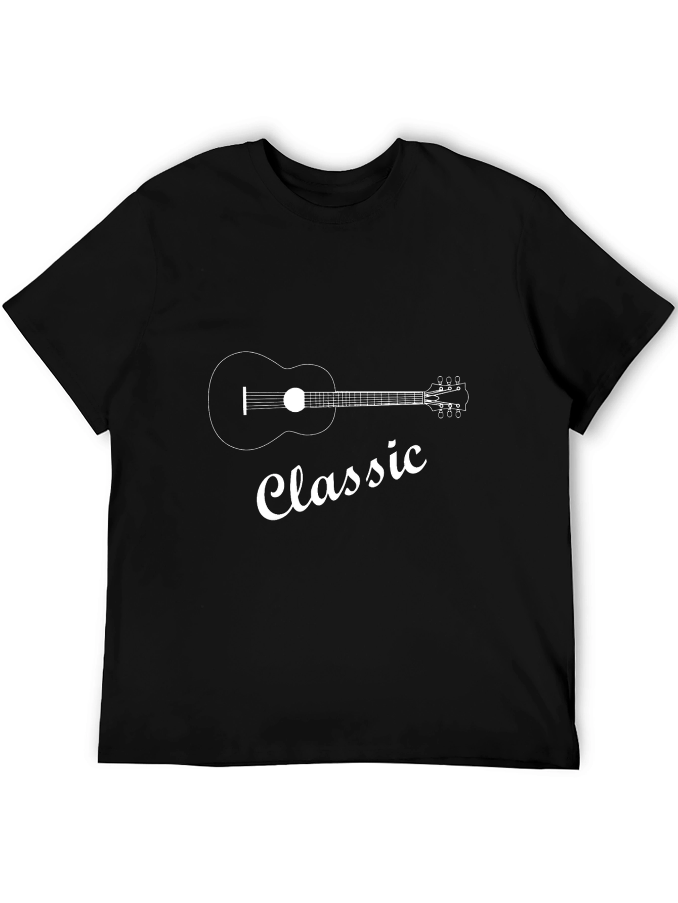 Classic Guitar T-Shirt - Music Lover Tee