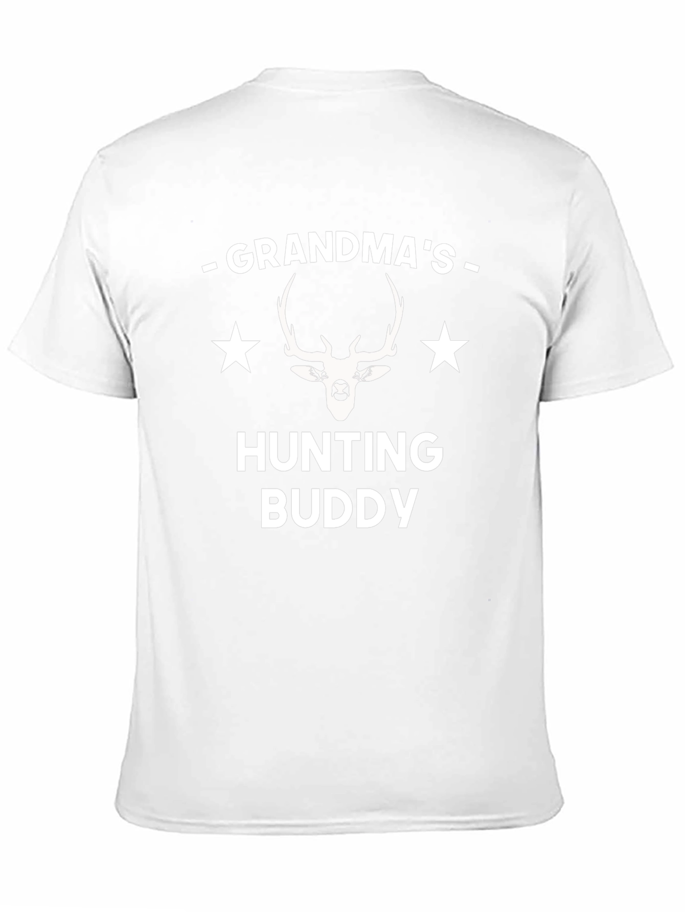 Grandmas Hunting Buddy T-Shirt Deer Antler Star Tee
