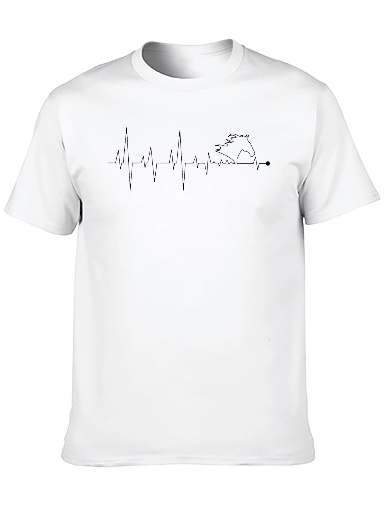 Horse Heartbeat Tee - Equestrian Lover