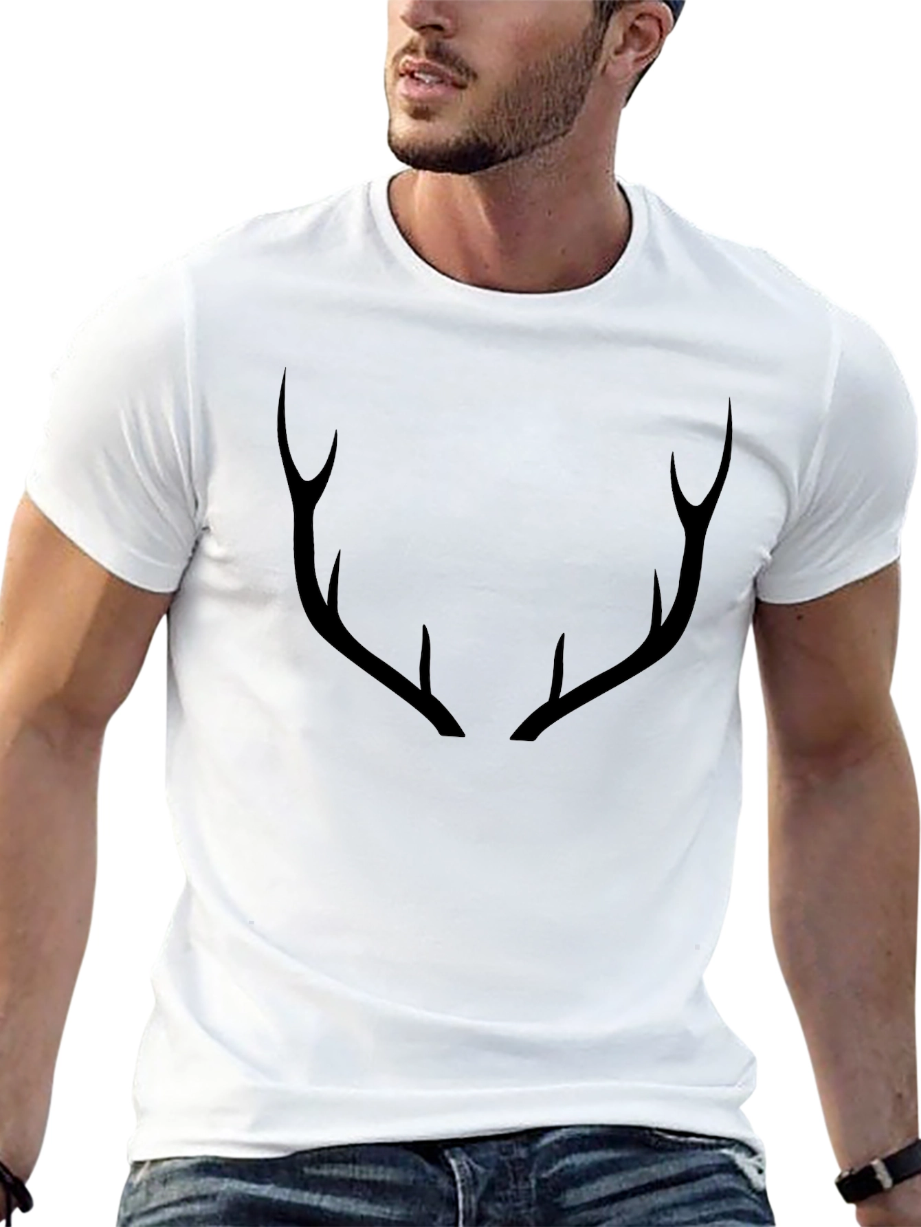 Antler Graphic Mens T-Shirt