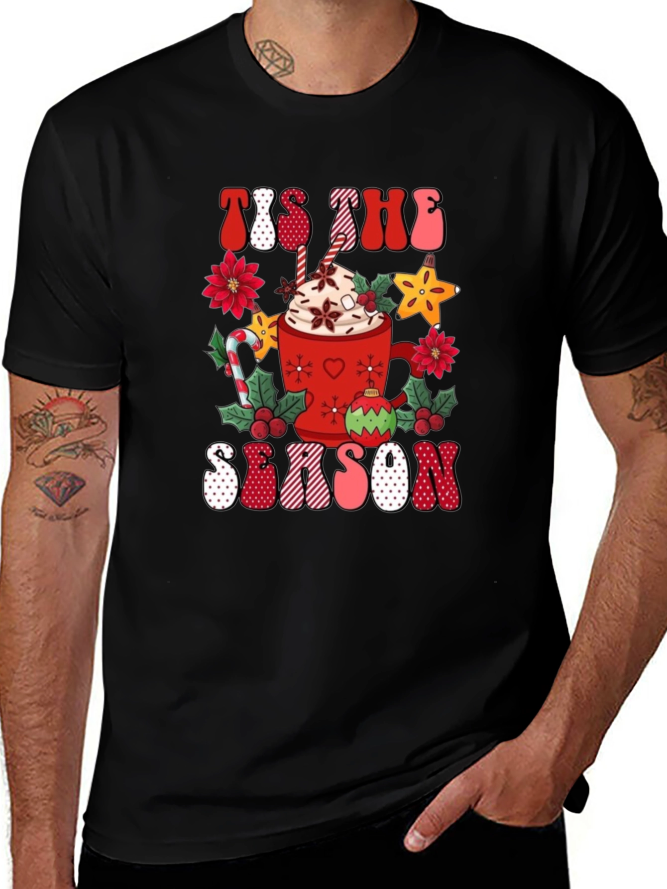 Tis the Season Holiday Graphic Tee