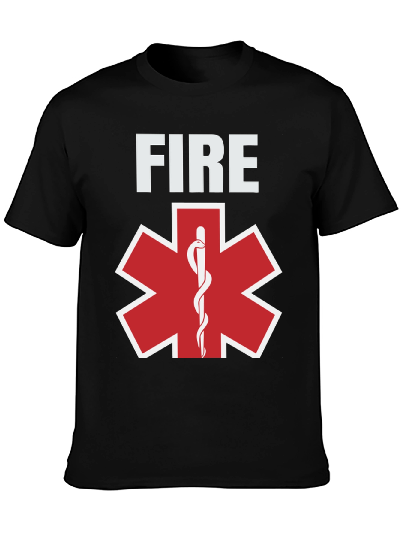 Firefighter EMS Star of Life T-Shirt