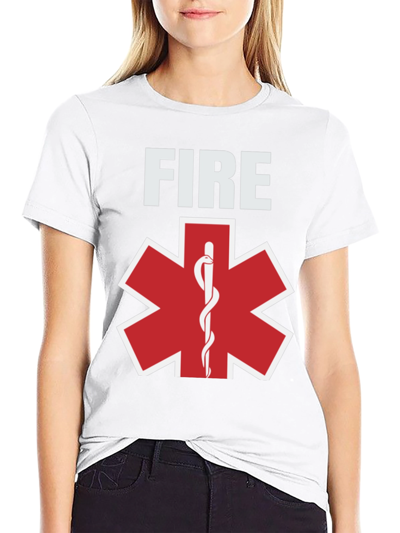 Firefighter EMS Star of Life T-Shirt