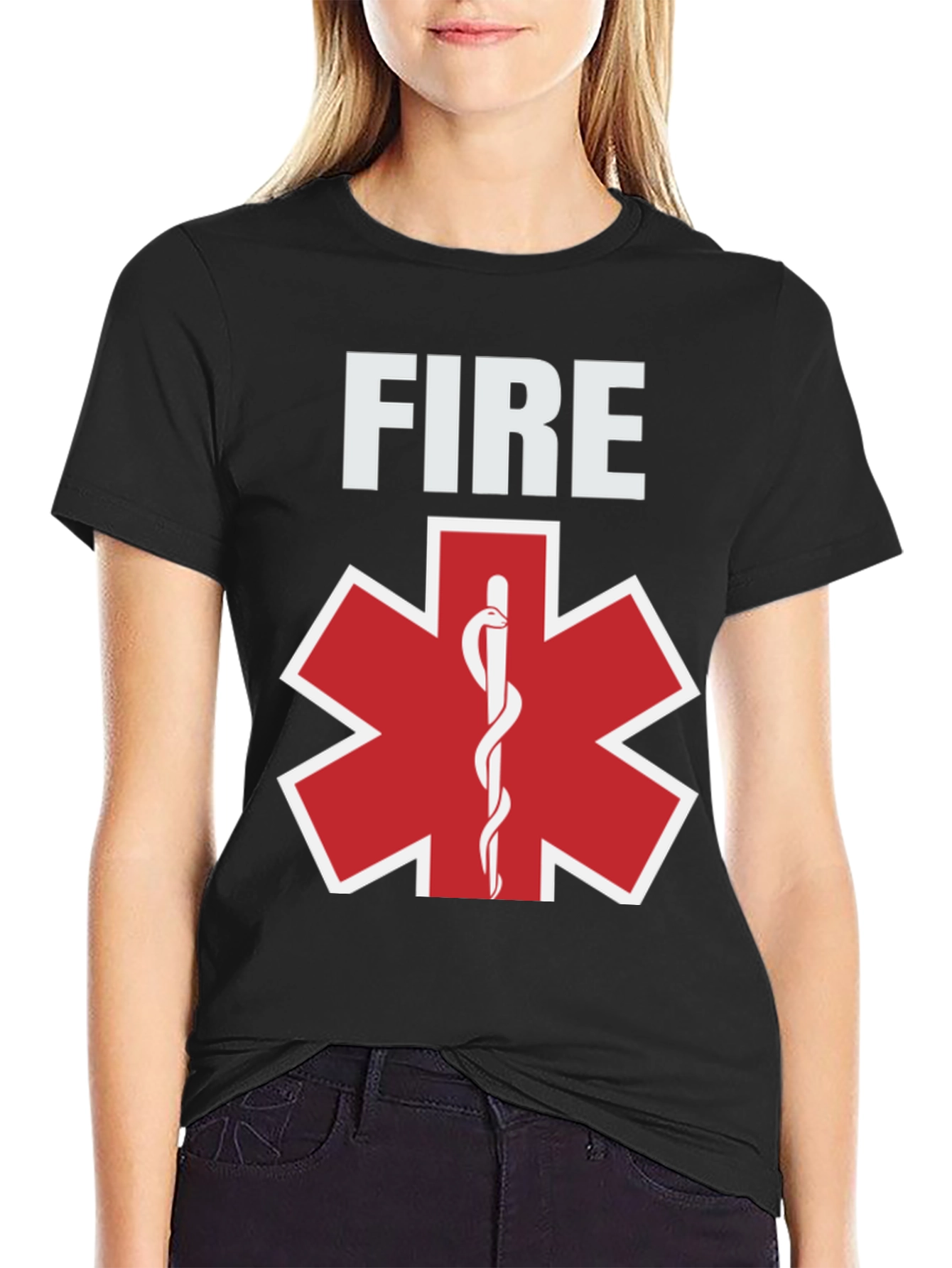 Firefighter EMS Star of Life T-Shirt
