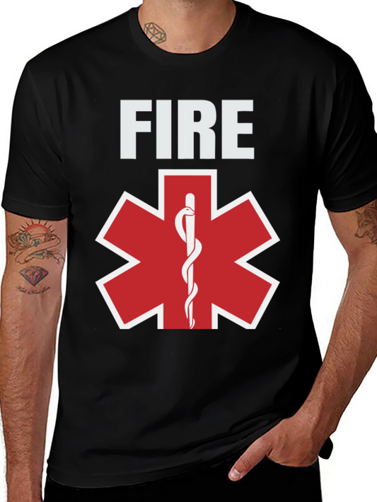 Firefighter EMS Star of Life T-Shirt