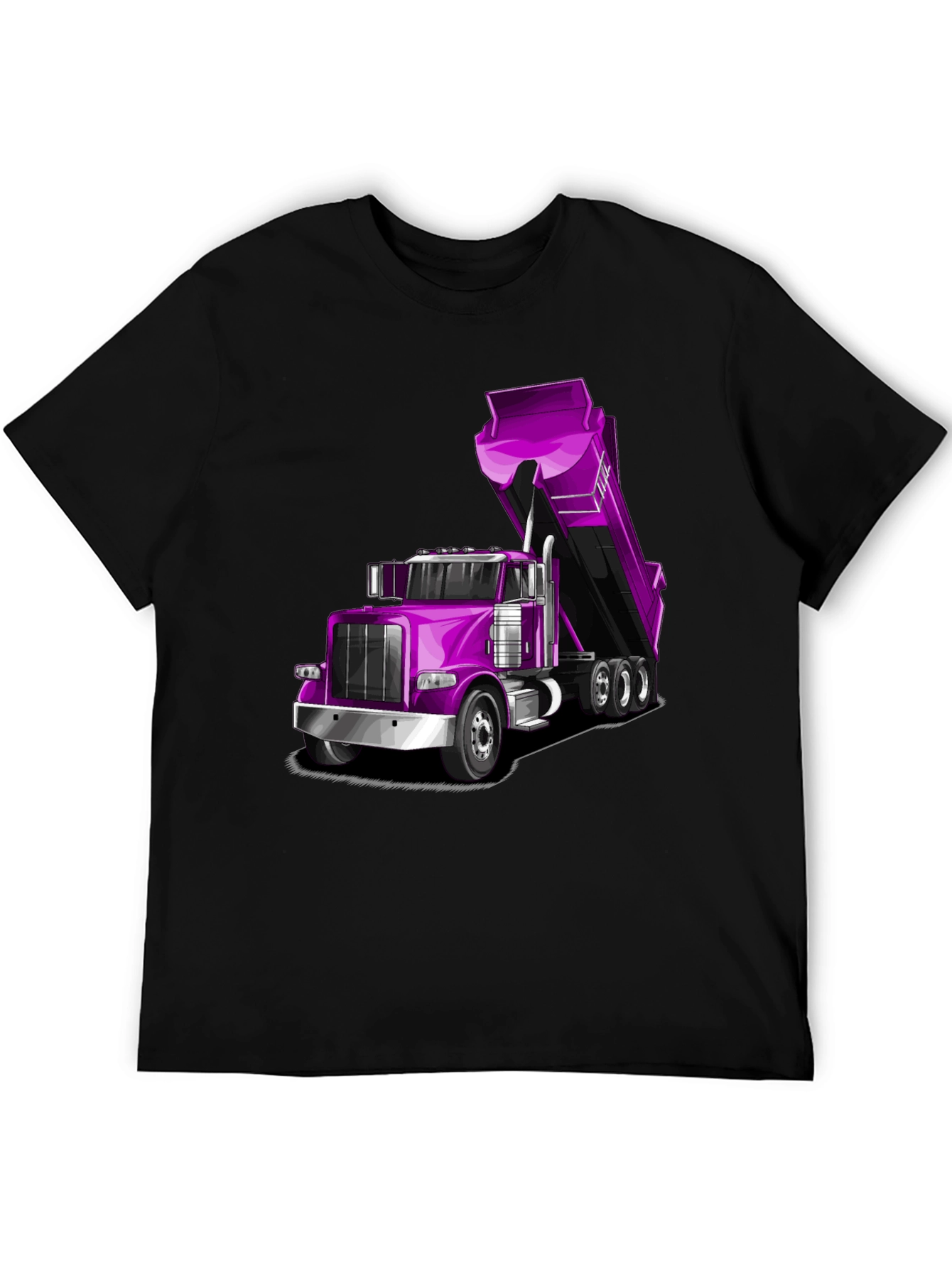 Purple Dump Truck Graphic Tee