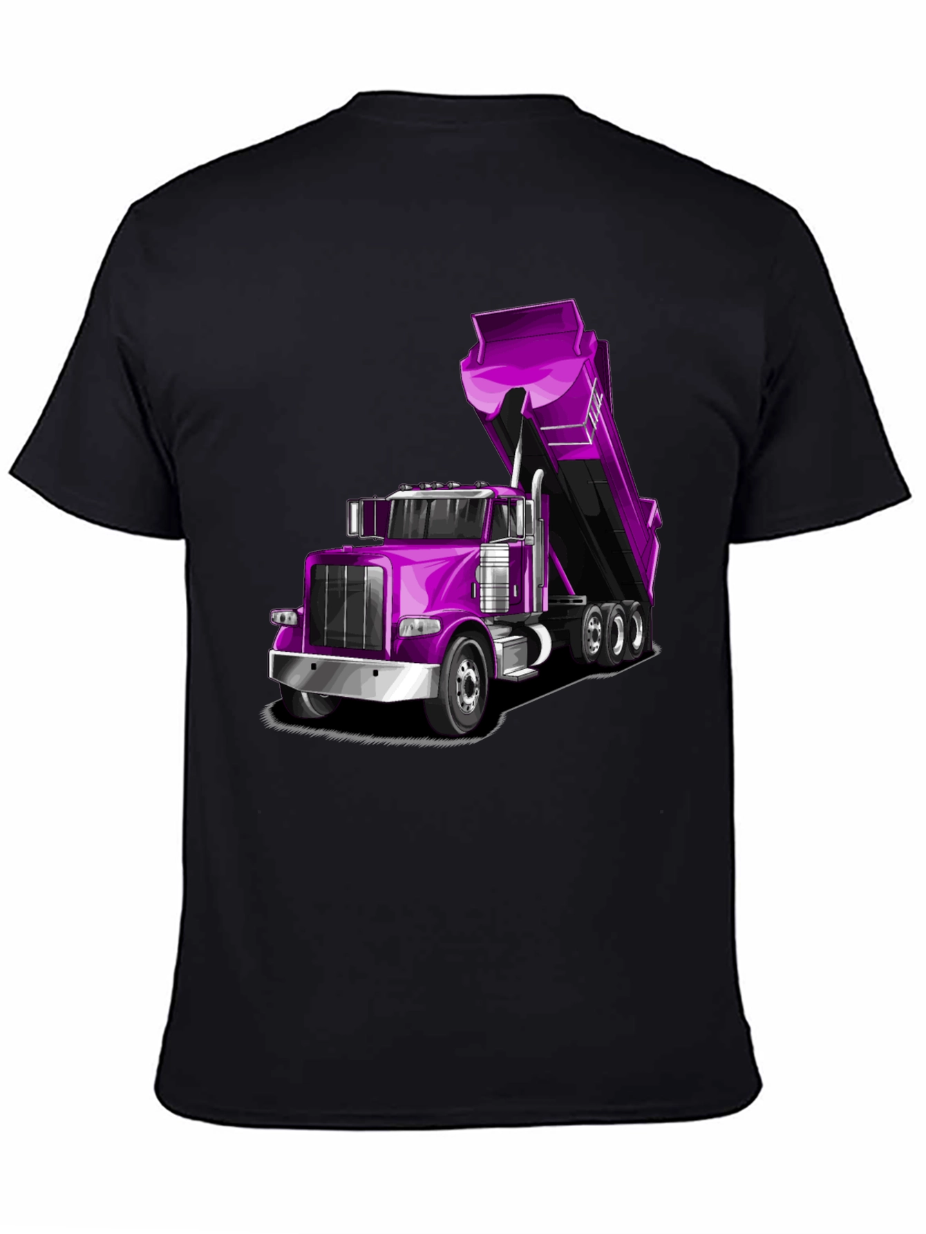 Purple Dump Truck Graphic Tee