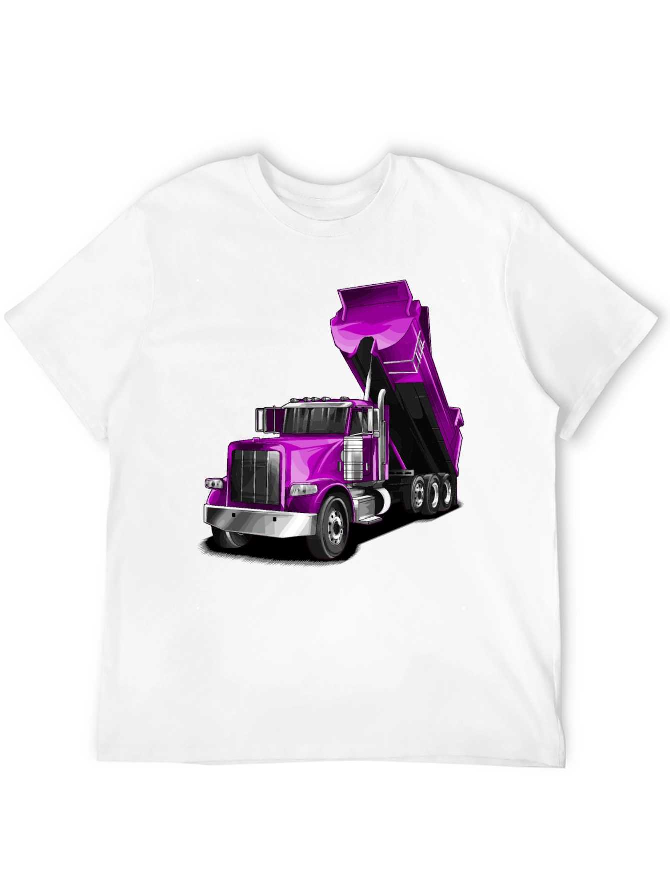 Purple Dump Truck Graphic Tee