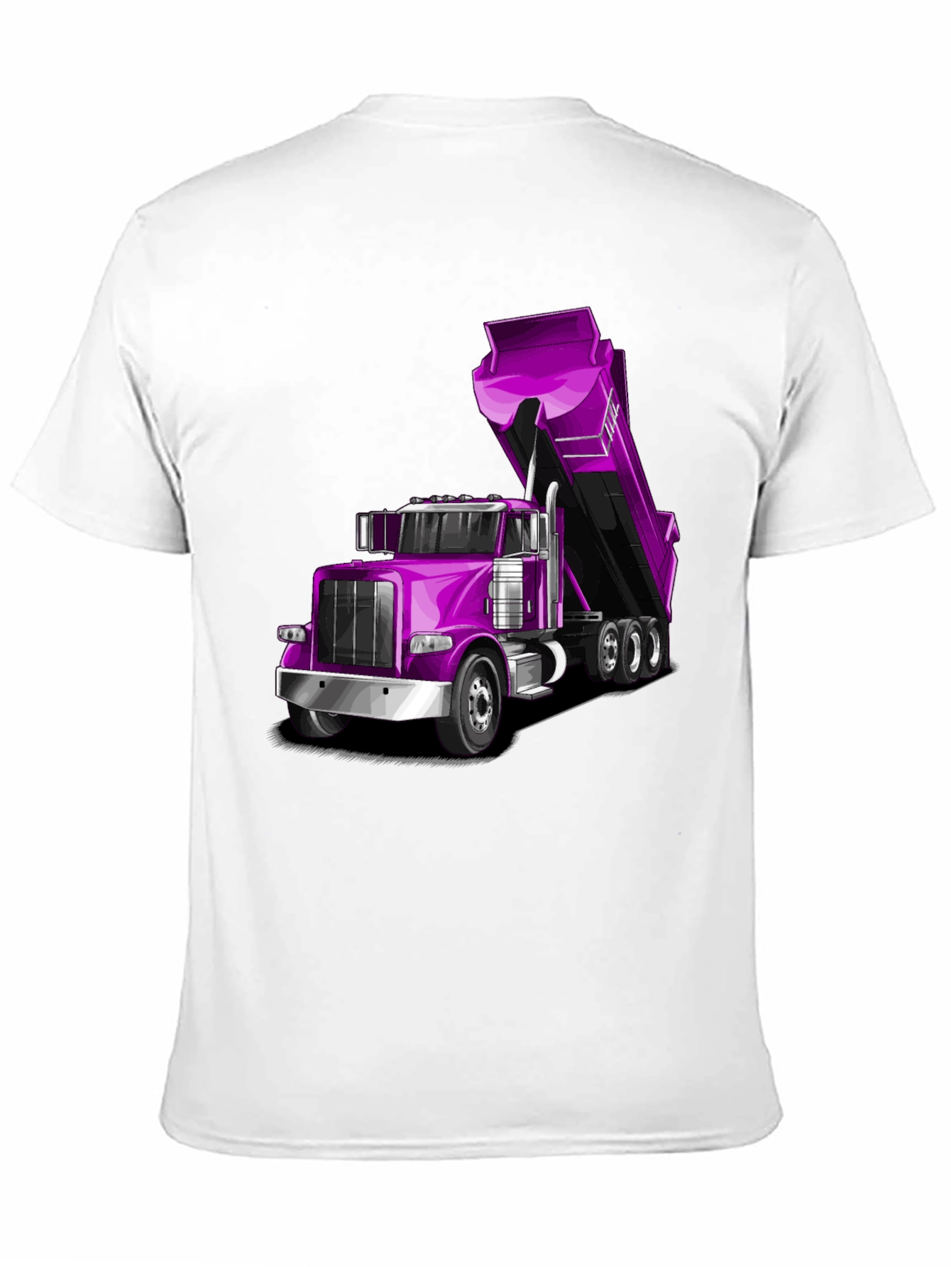 Purple Dump Truck Graphic Tee