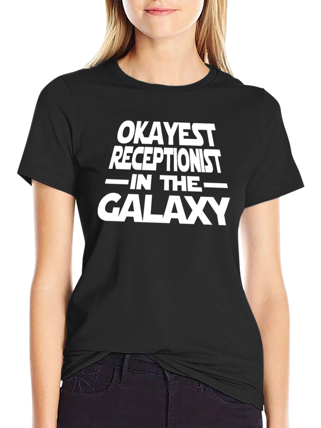 Okayest Receptionist in the Galaxy T-Shirt