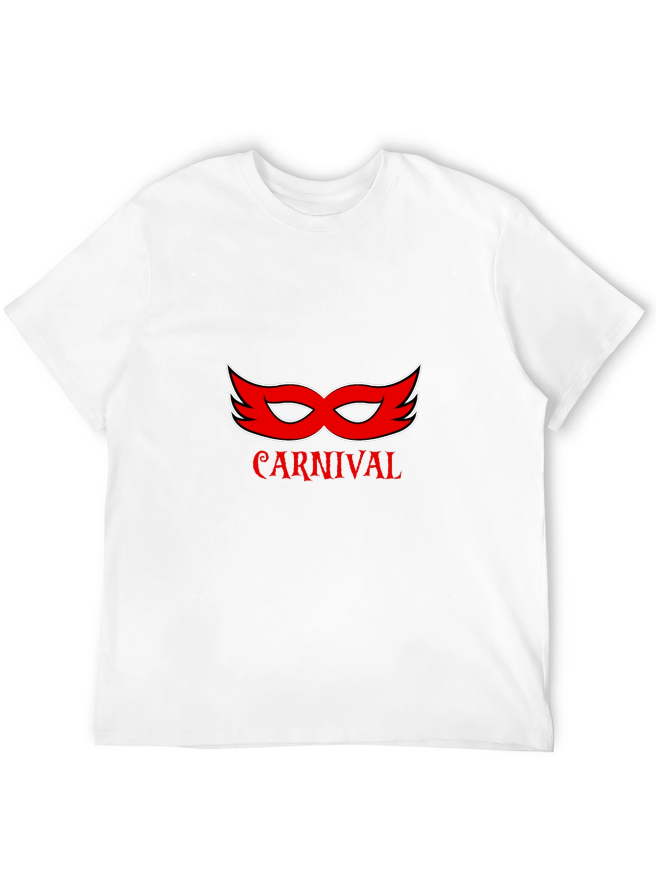 Carnival Mask T-Shirt - Stylish Graphic Tee