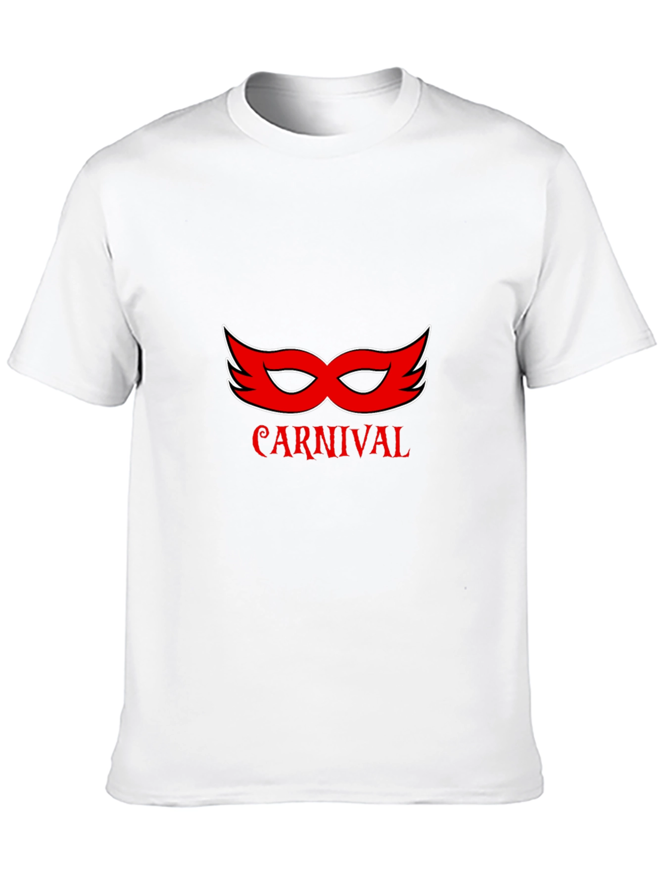 Carnival Mask T-Shirt - Stylish Graphic Tee