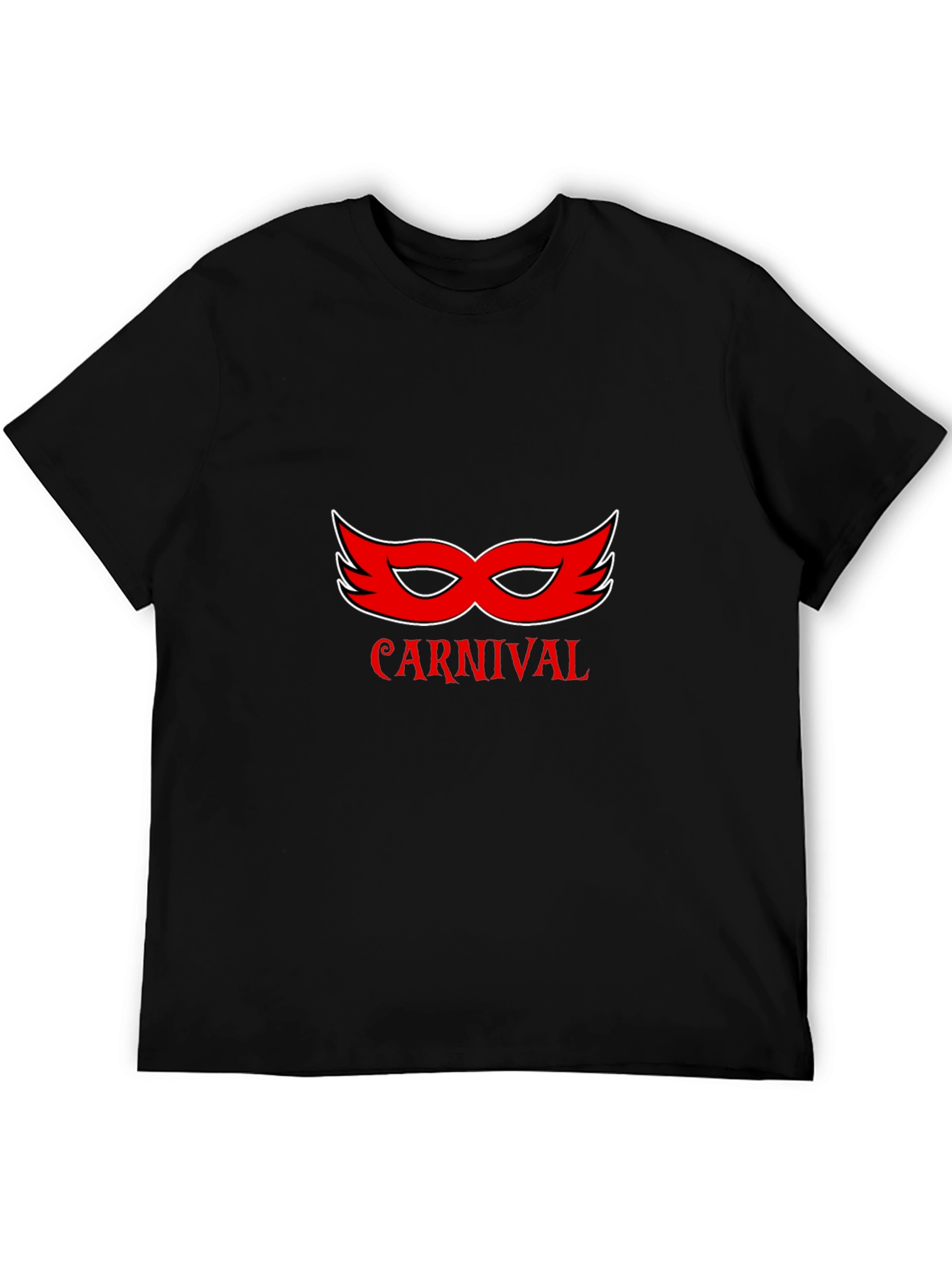 Carnival Mask T-Shirt - Stylish Graphic Tee