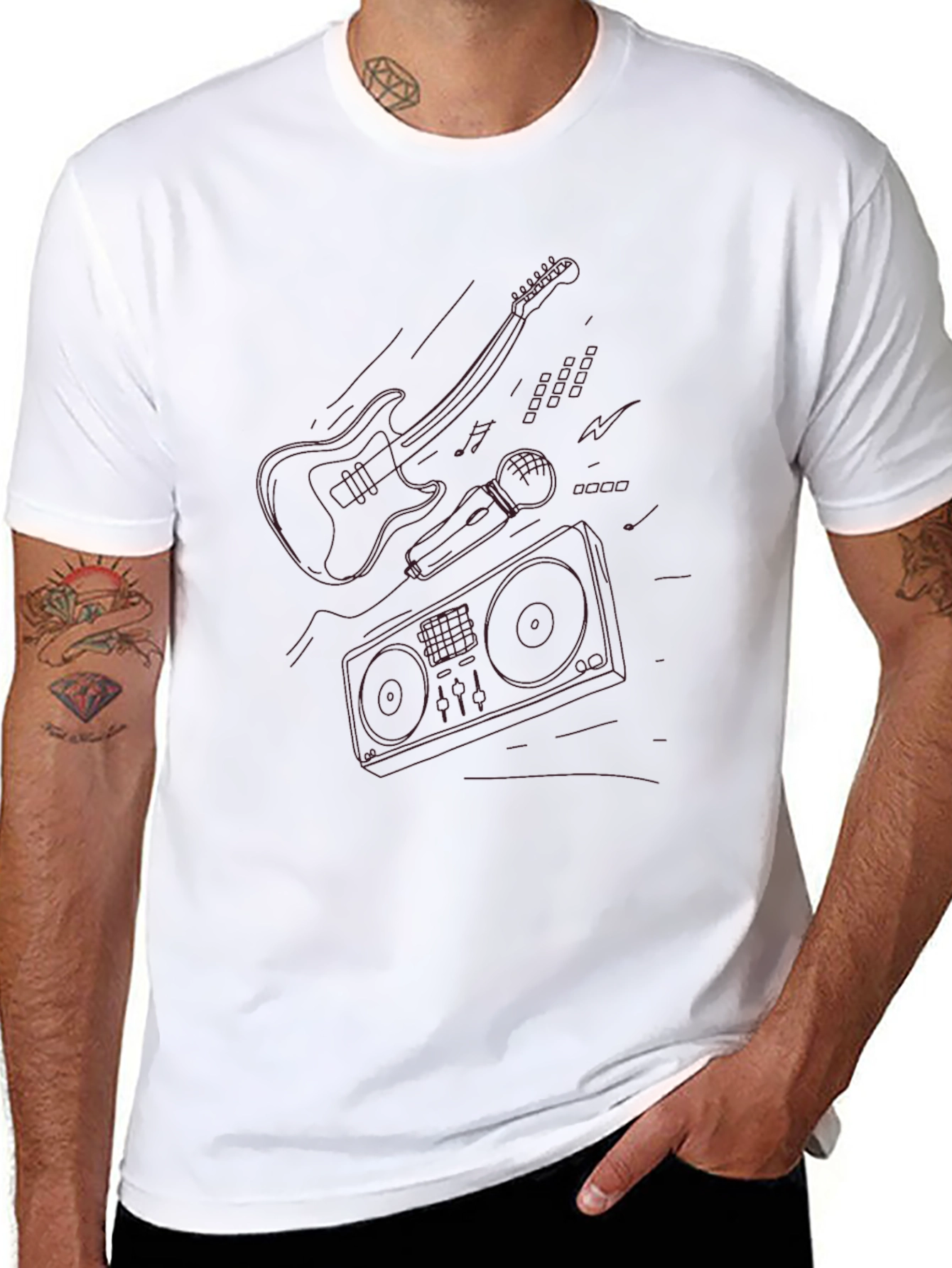 Retro Music Graphic Tee