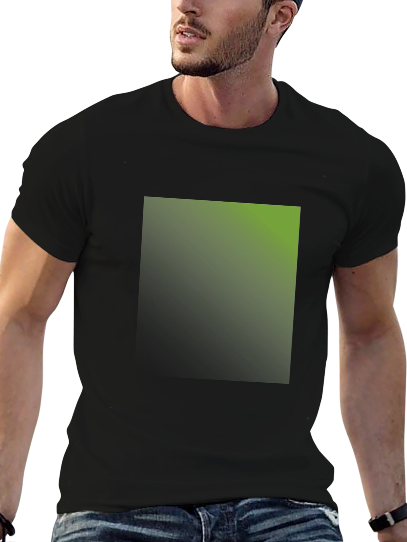 Modern Gradient T-Shirt - Black
