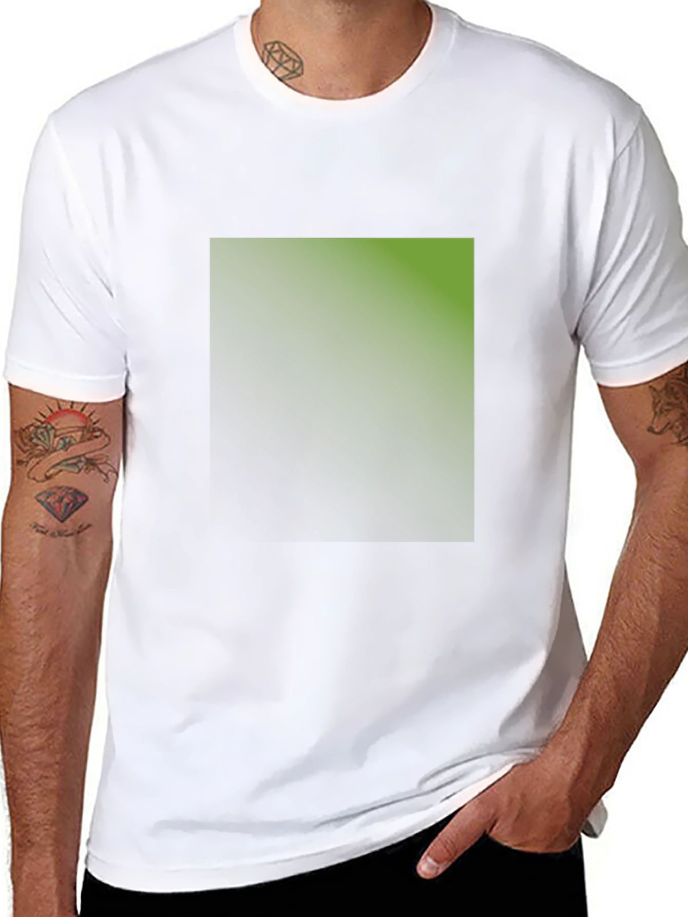 Modern Gradient T-Shirt - Black