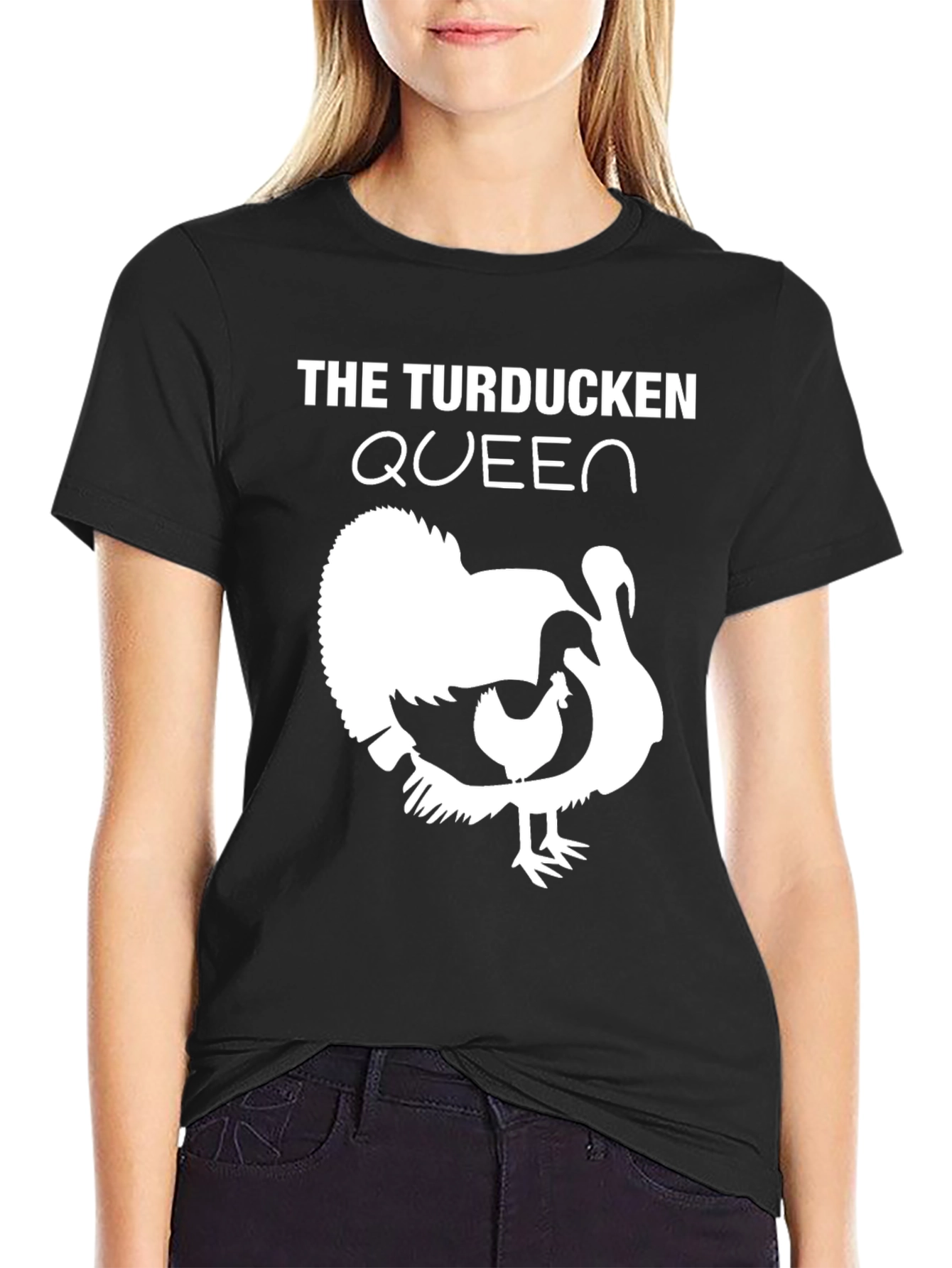 The Turducken Queen T-Shirt - Funny Thanksgiving Tee