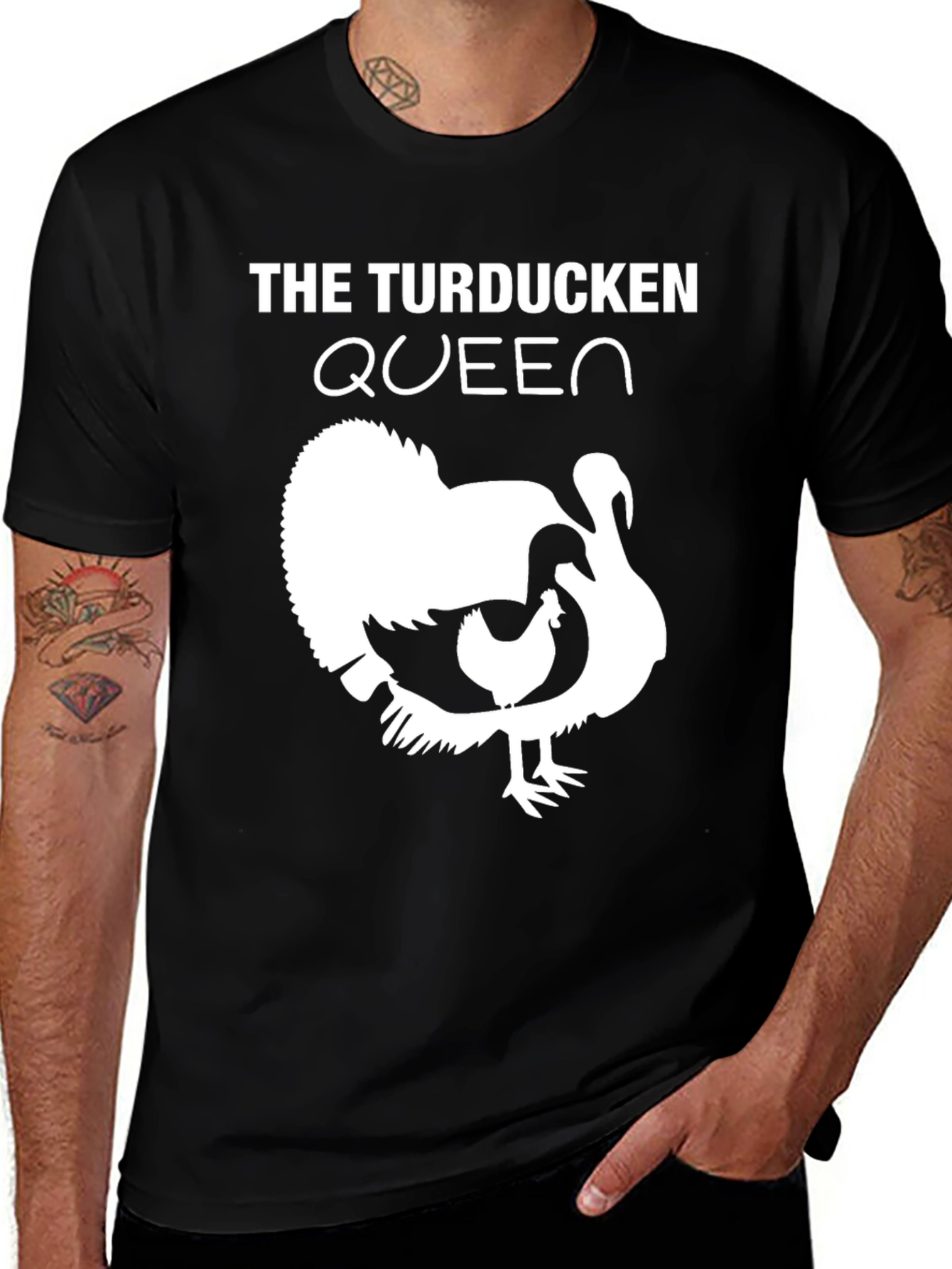 The Turducken Queen T-Shirt - Funny Thanksgiving Tee