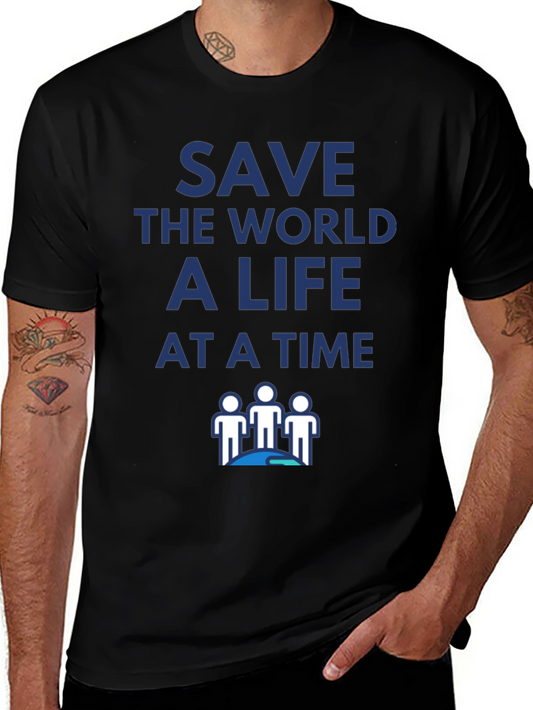 Save the World T-Shirt - Stylish Activism