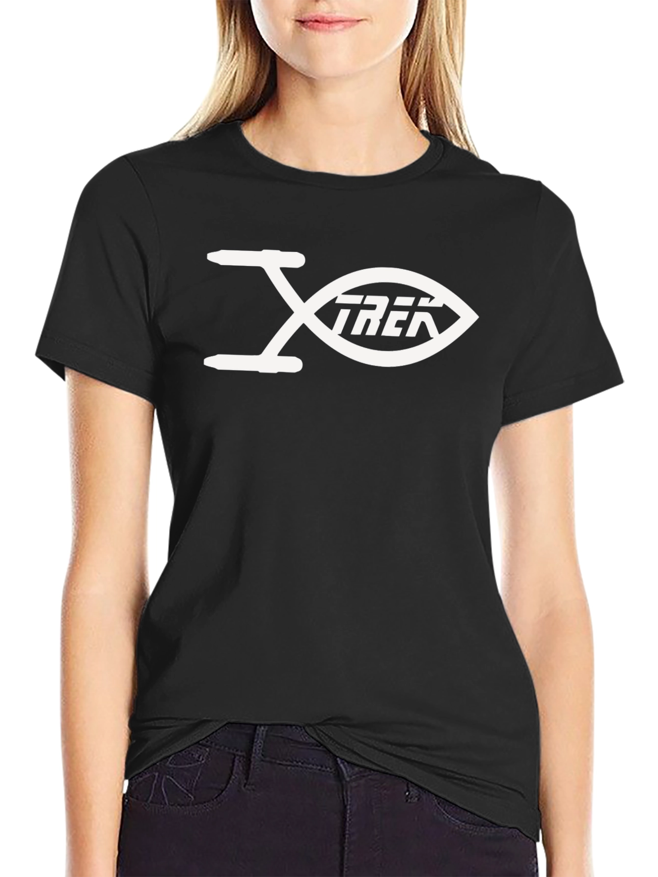 Star Trek Jesus Fish T-Shirt - Bold Graphic Tee