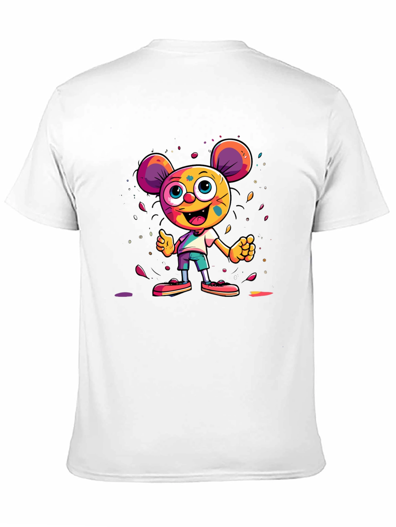 Cartoon Character Graphic Tee - Unisex
