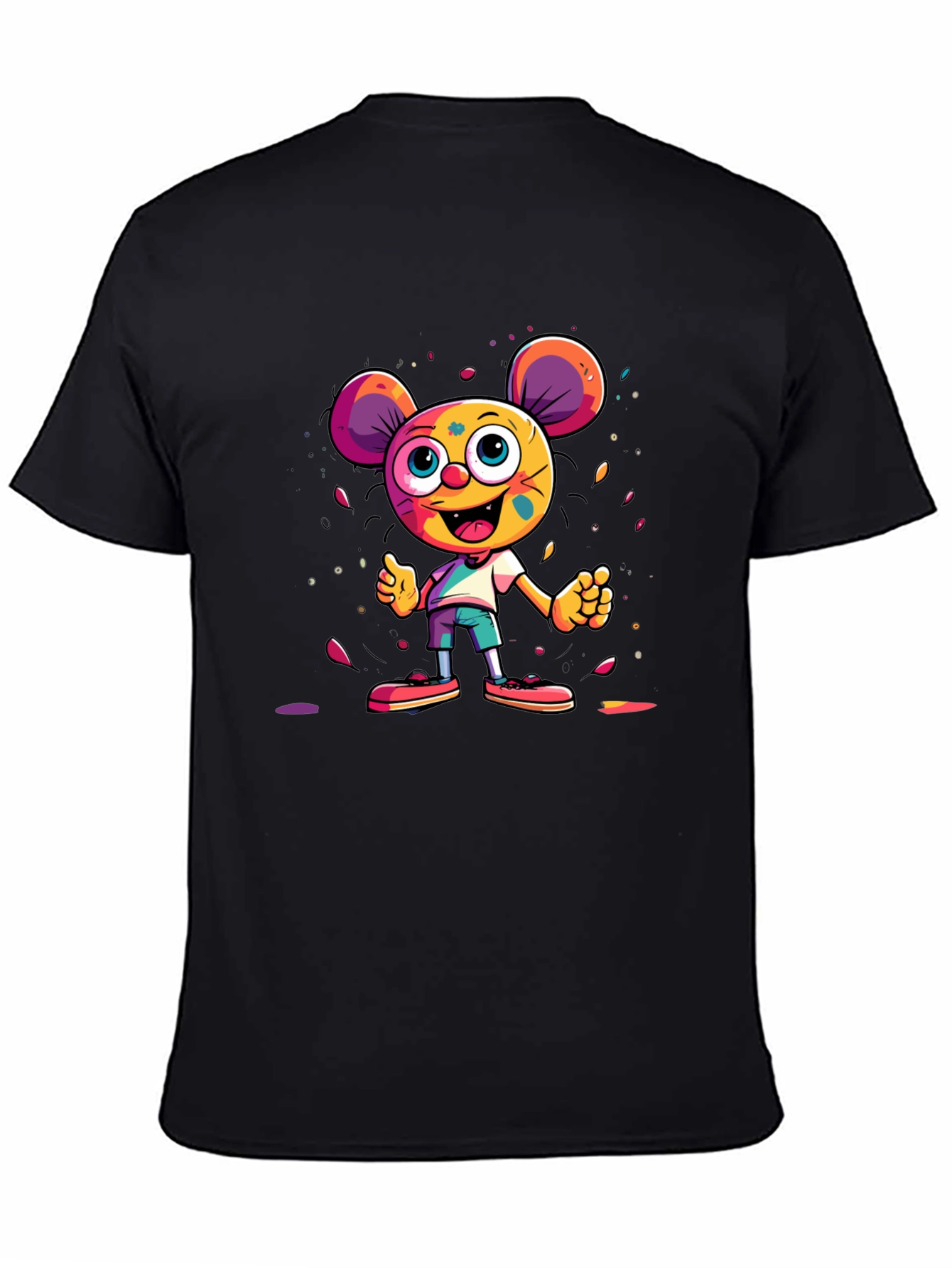 Cartoon Character Graphic Tee - Unisex
