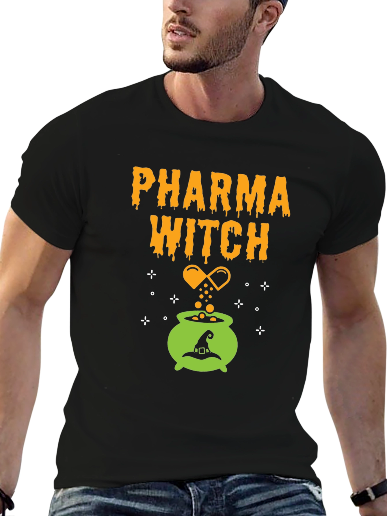 Pharma Witch Halloween T-Shirt