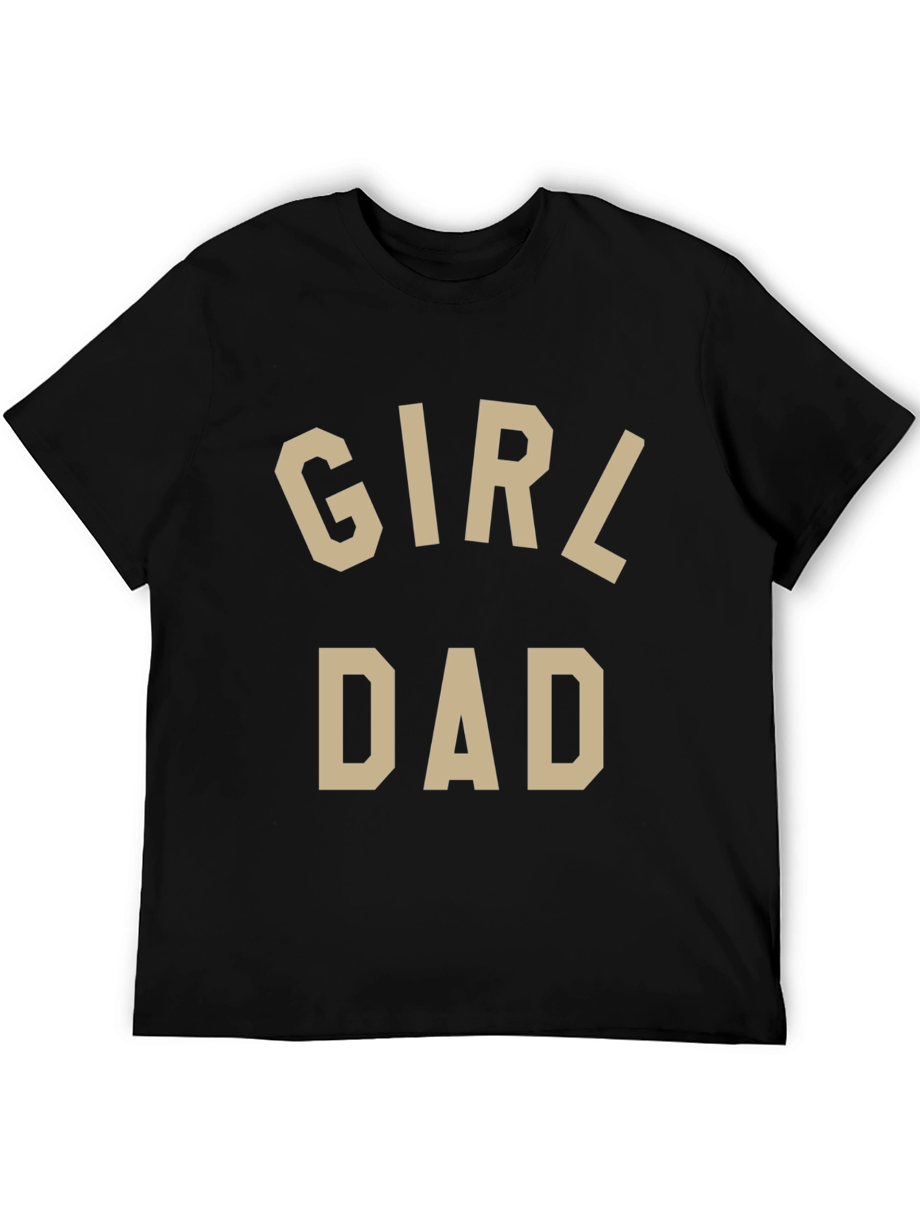 Girl Dad T-Shirt - Black Casual Tee