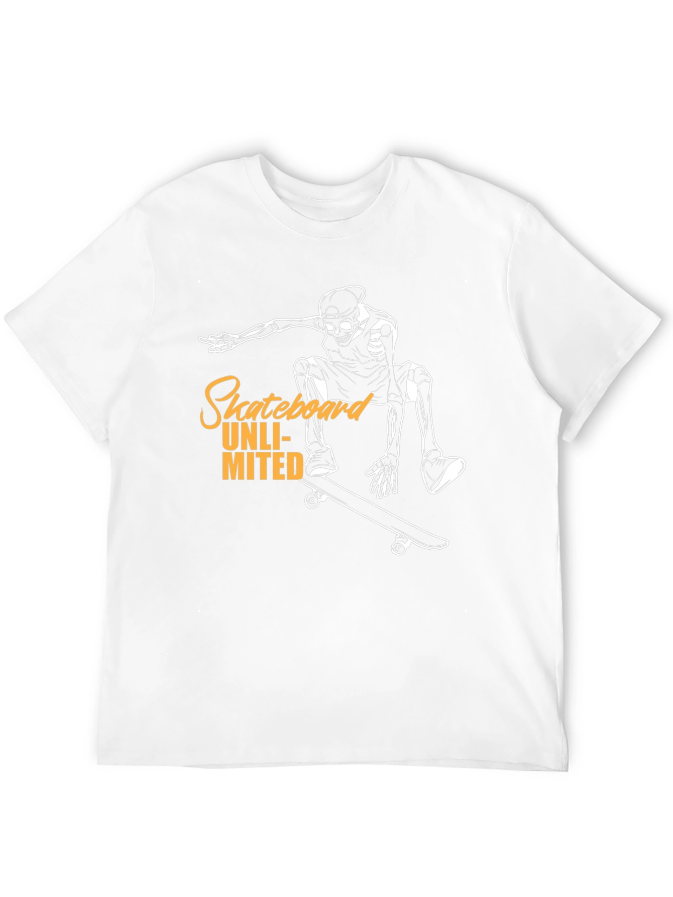 Skateboard Unlimited Black Graphic Tee